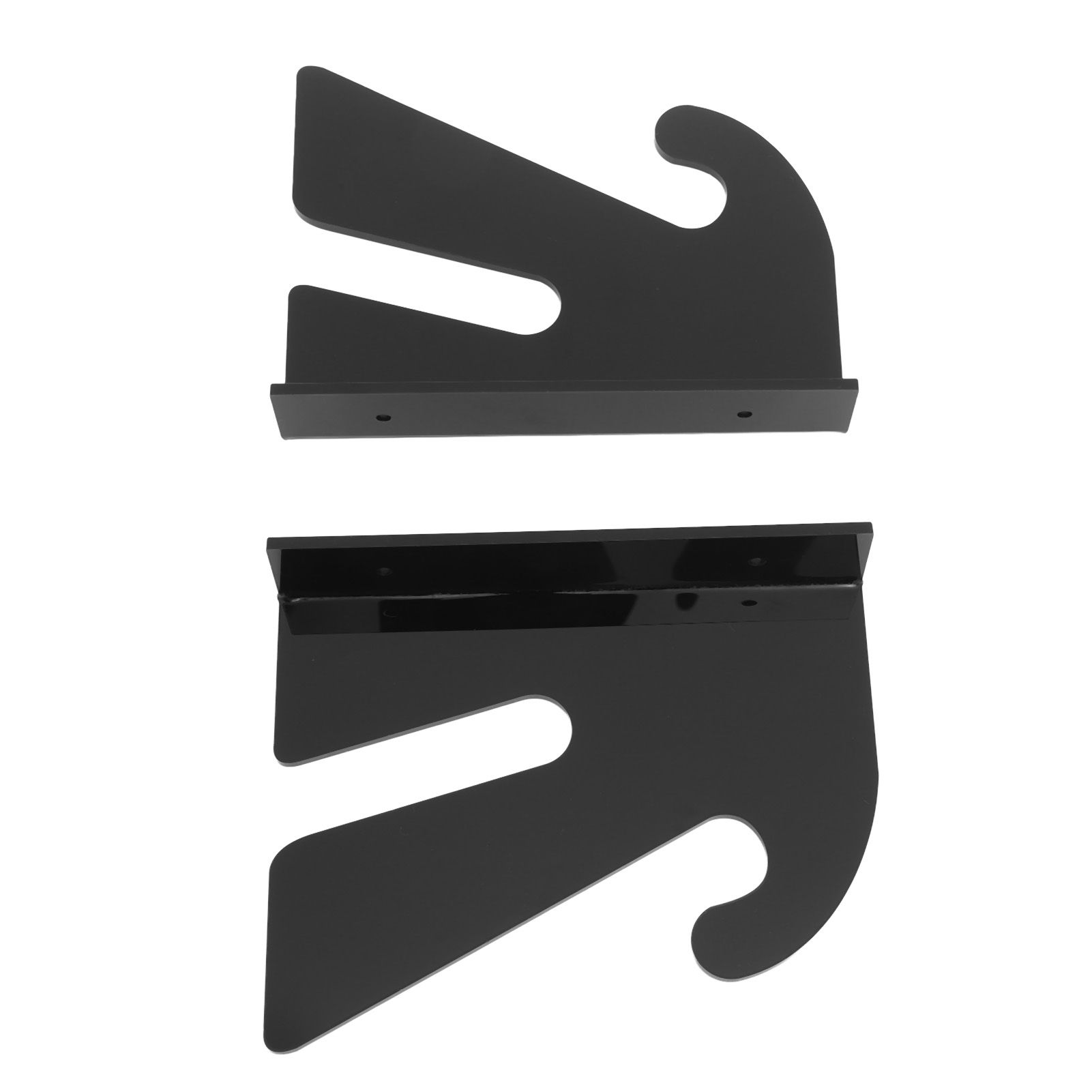 2 Pcs Acrylic Skateboard Rack Wall Mount Skateboard Storage Rack Load Bearing view 8