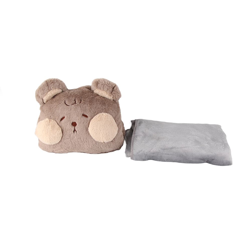 Stuffed Animals Travel Blanket Pillow Set Soft Plush Hugging Pillow Cute Plush view 9