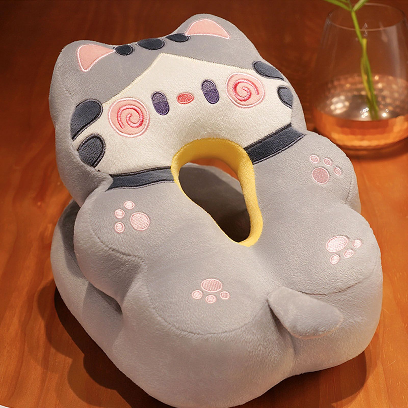 Ice Silk V Shaped Nap Pillow Napping Artifact Cute Animal Sleeping Pillow view 7