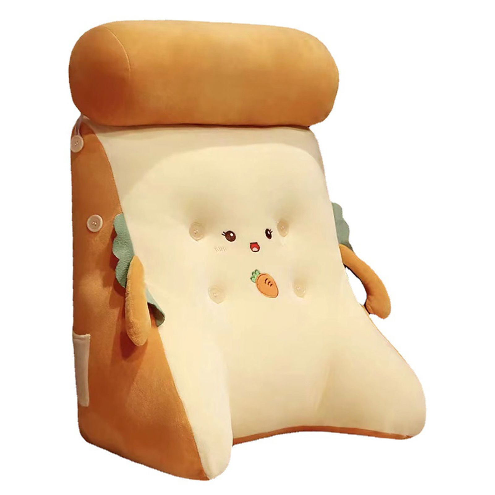 Backrest Pillow Washable Removable Cover Soft Cartoon Animal Back Support view 12