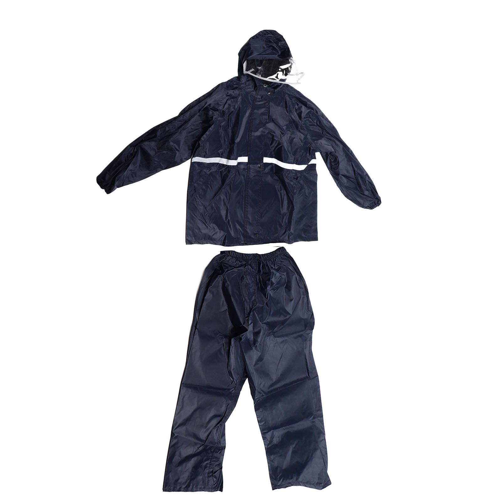 Split Jacket Pants Suit Breathable Waterproof Raincoat Set Double Layer