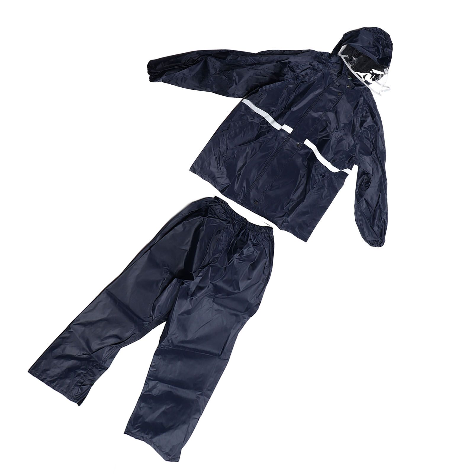 Split Jacket Pants Suit Breathable Waterproof Raincoat Set Double Layer view 4