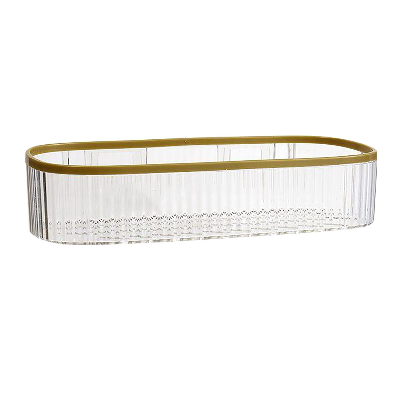 Plastic Wall Mount Organizer Punch Free Transparent White Adhesive Clear