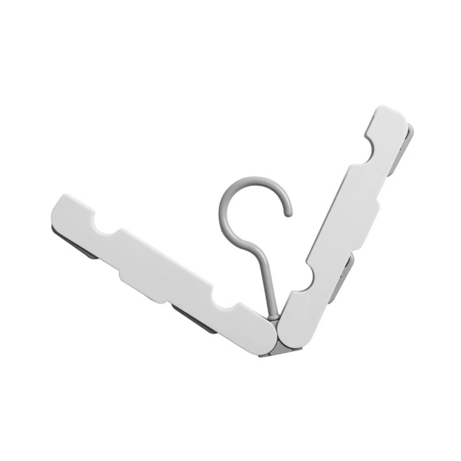 Clothes Hanger Rack Anti Slip Multifunctional Foldable Travel Hanger with view 2