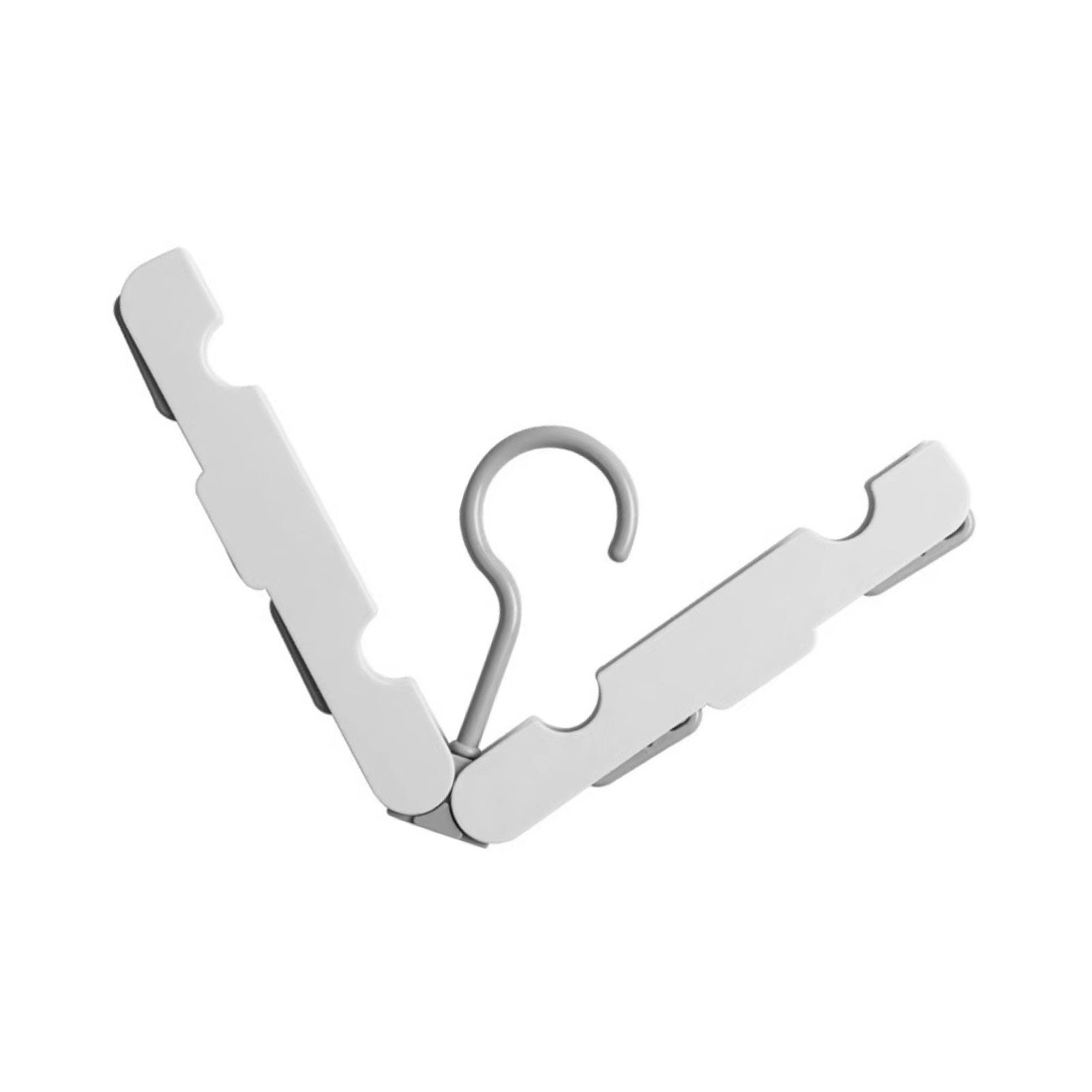 Clothes Hanger Rack Anti Slip Multifunctional Foldable Travel Hanger with view 3