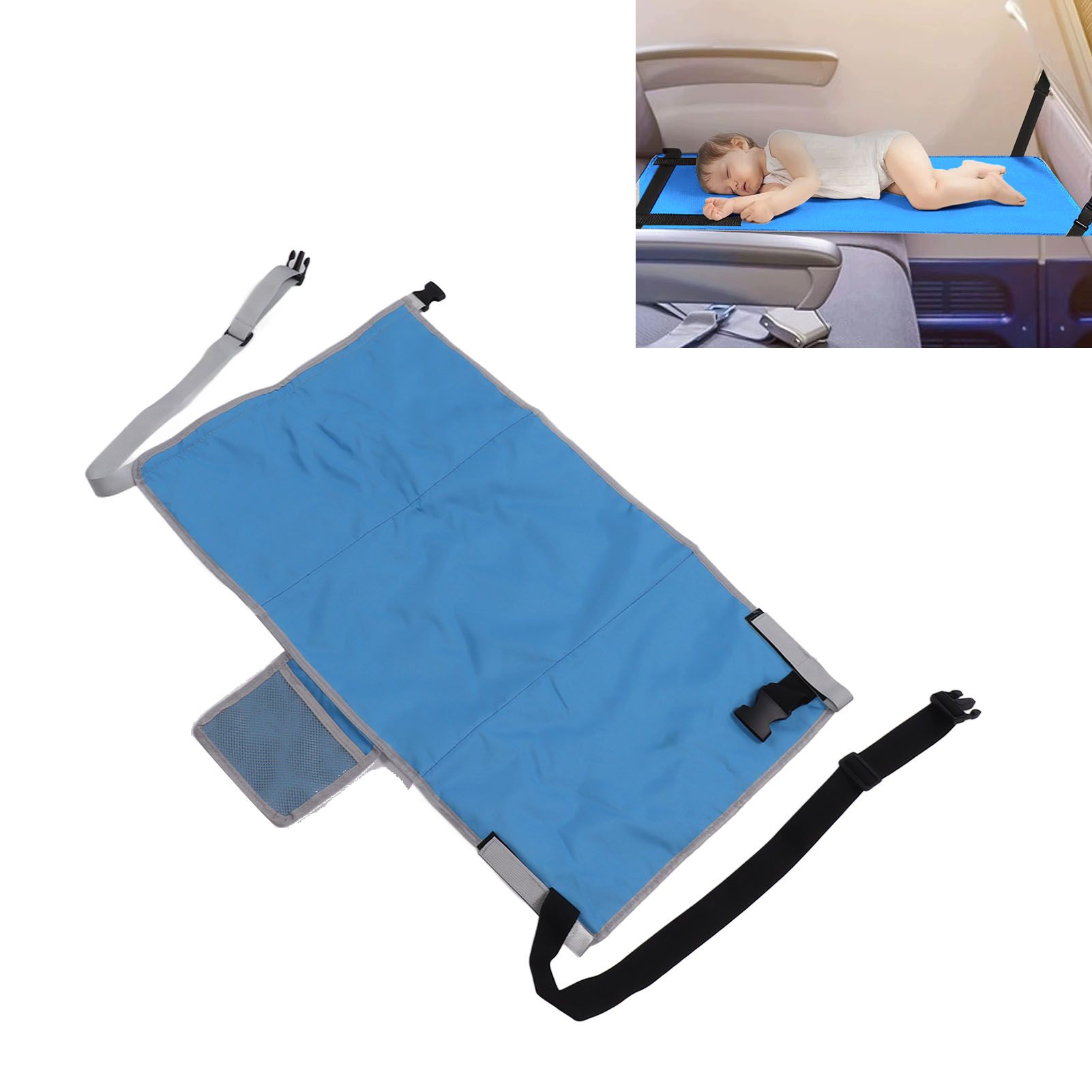 Airplane Seat Extender Portable Travel Foot Rest Airplane Must Haves for view 12