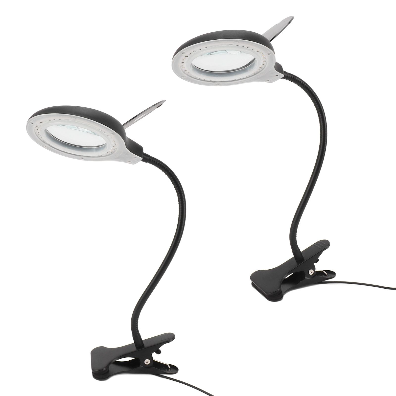 Clip On Magnifying Glass with Light Iron and PP Adjustable LED Magnifying Desk view 9