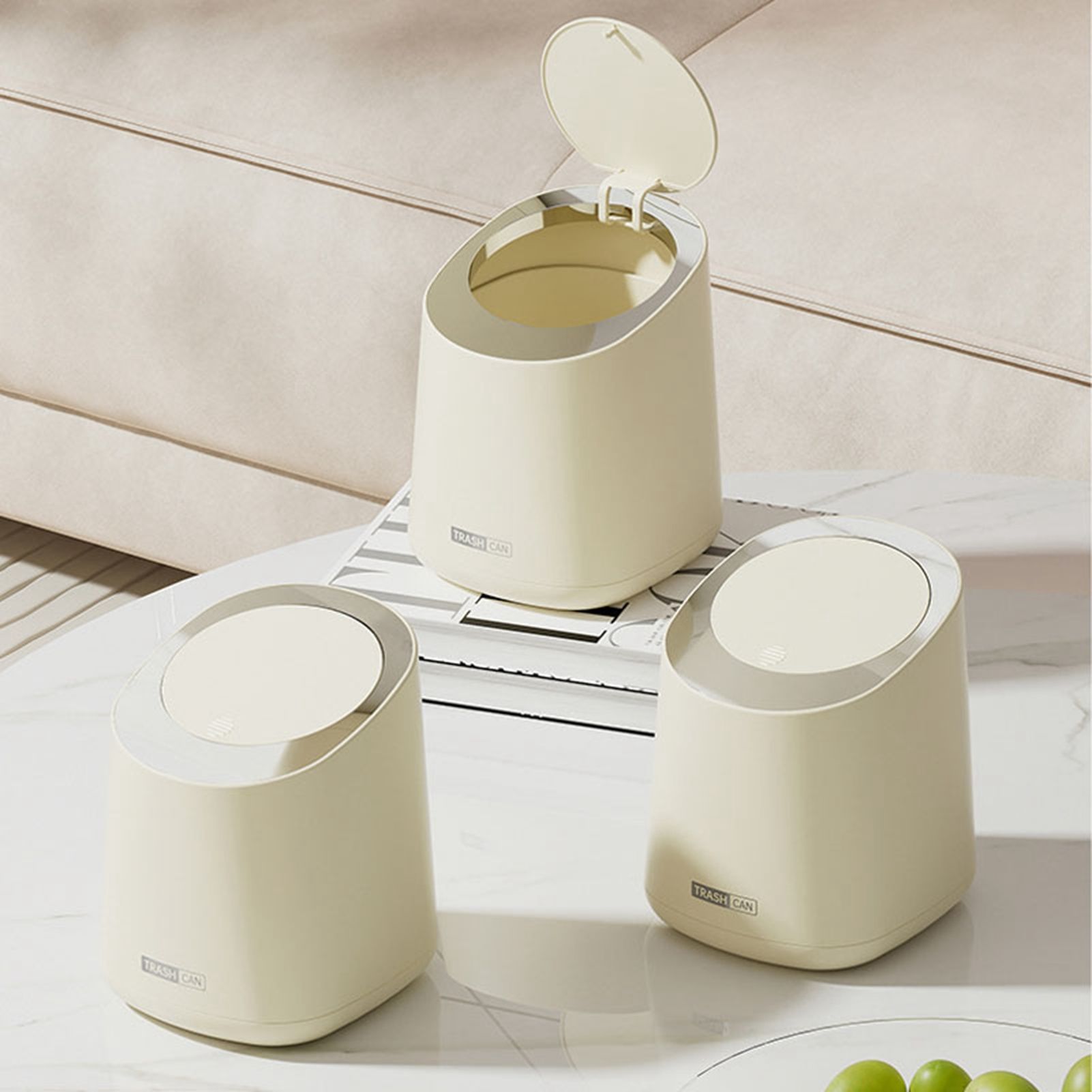Mini Countertop Garbage Can Small Plastic Countertop Wastebasket Waste Can view 5