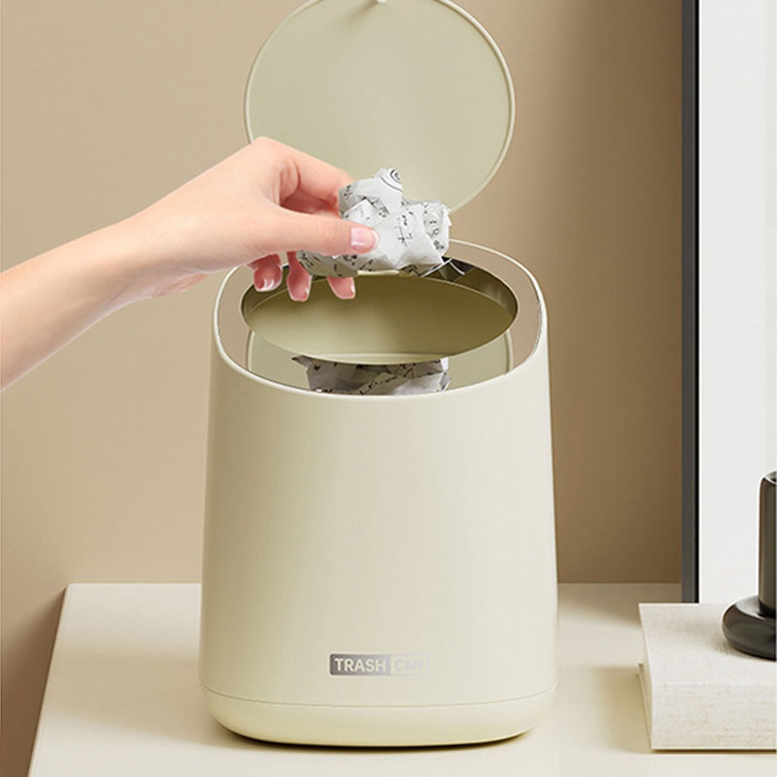 Mini Countertop Garbage Can Small Plastic Countertop Wastebasket Waste Can view 9
