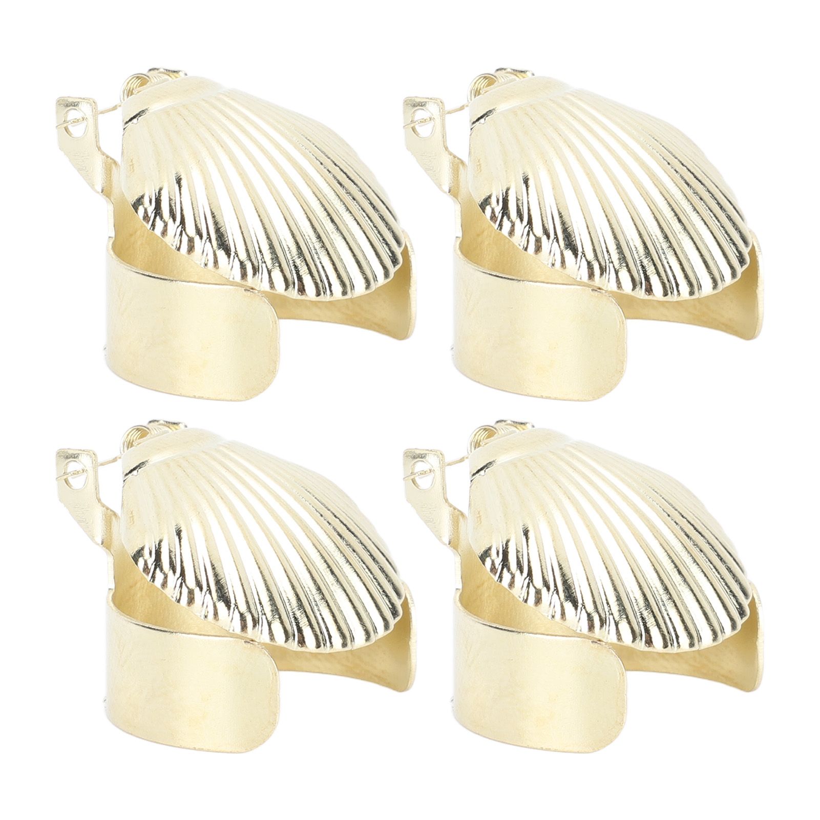 4Pcs Candle Snuffer Candle Extinguisher Metal Shell Pattern Automatic Candle view 2