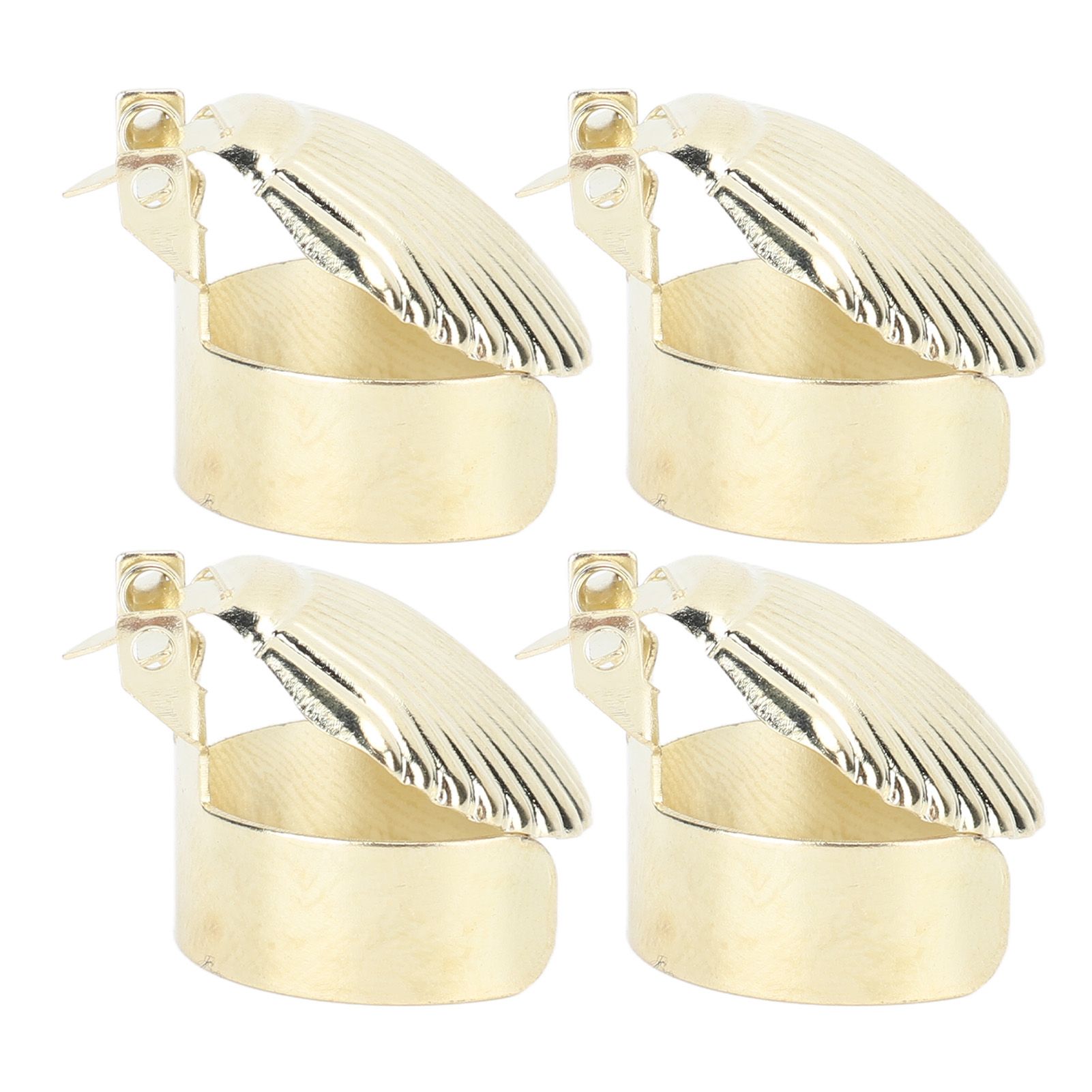 4Pcs Candle Snuffer Candle Extinguisher Metal Shell Pattern Automatic Candle view 4
