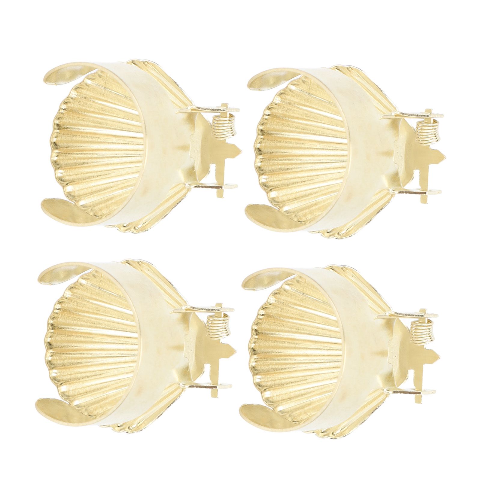 4Pcs Candle Snuffer Candle Extinguisher Metal Shell Pattern Automatic Candle view 9