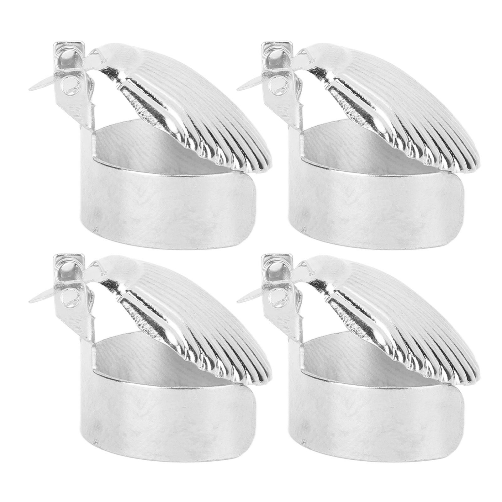 4Pcs Candle Snuffer Candle Extinguisher Metal Shell Pattern Automatic Candle view 4