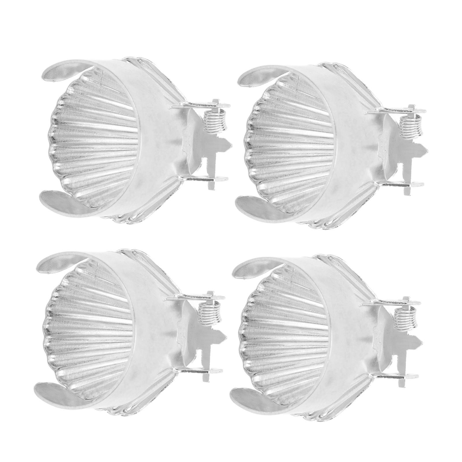 4Pcs Candle Snuffer Candle Extinguisher Metal Shell Pattern Automatic Candle view 9