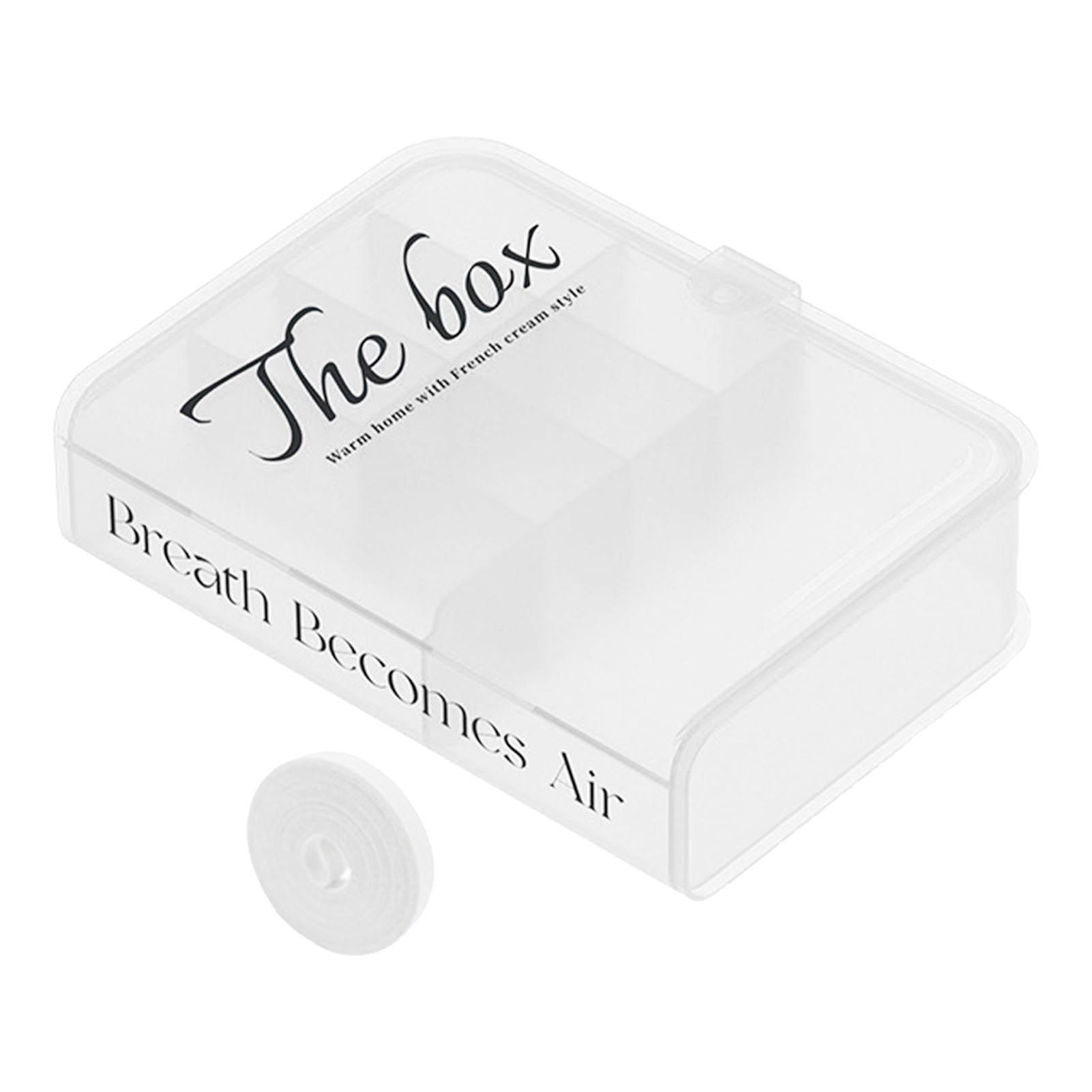 Desktop Organizer Box Data Cable Storage Case Plastic Book Design Home