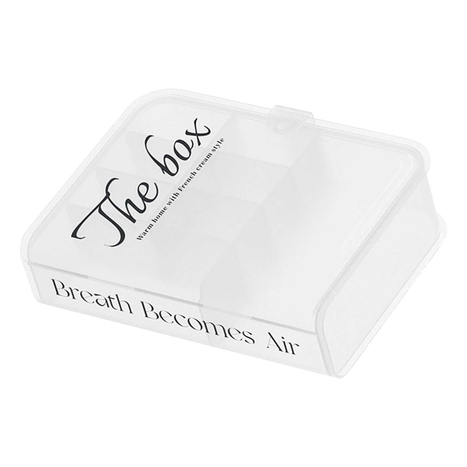 Desktop Organizer Box Data Cable Storage Case Plastic Book Design Home view 12
