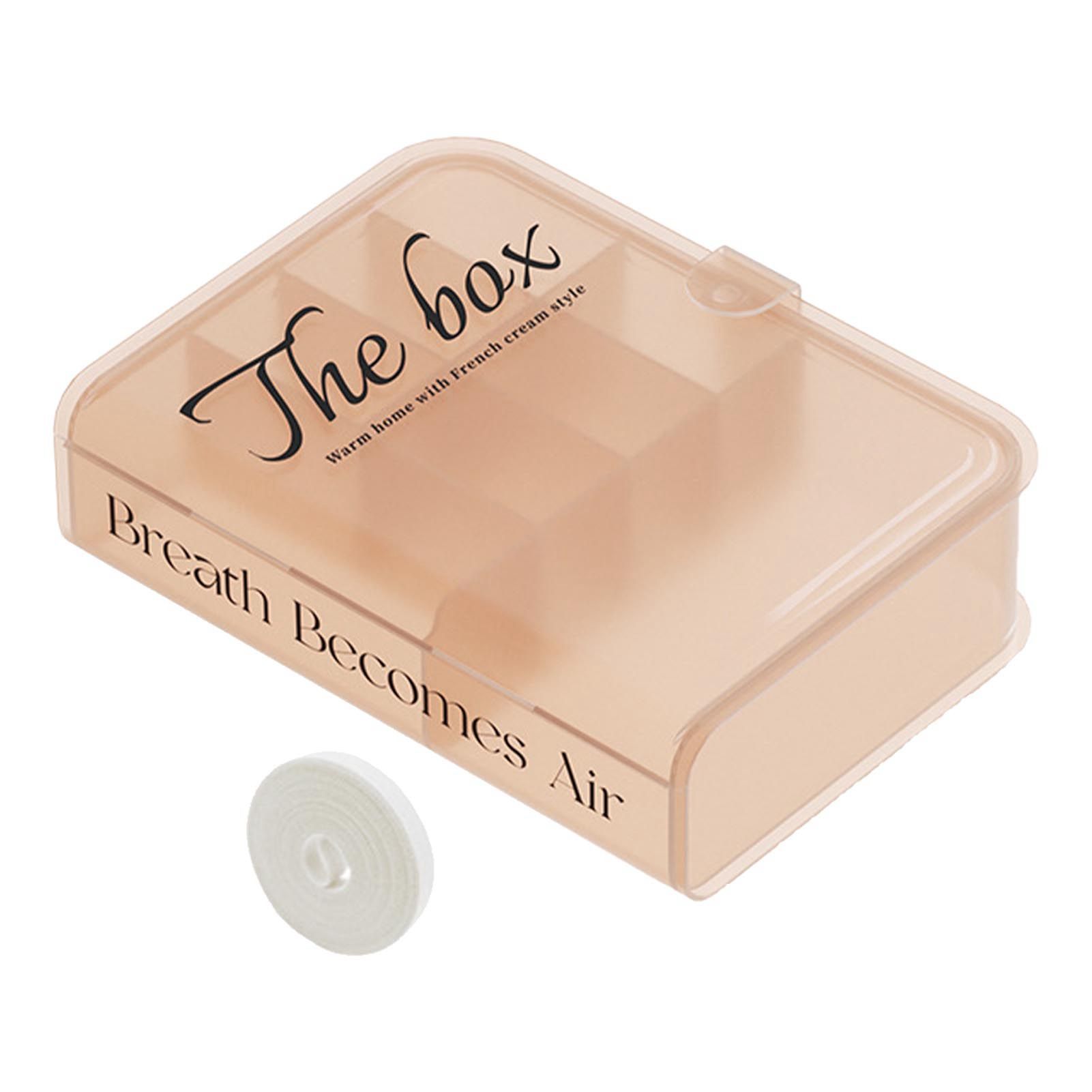 Desktop Organizer Box Data Cable Storage Case Plastic Book Design Home