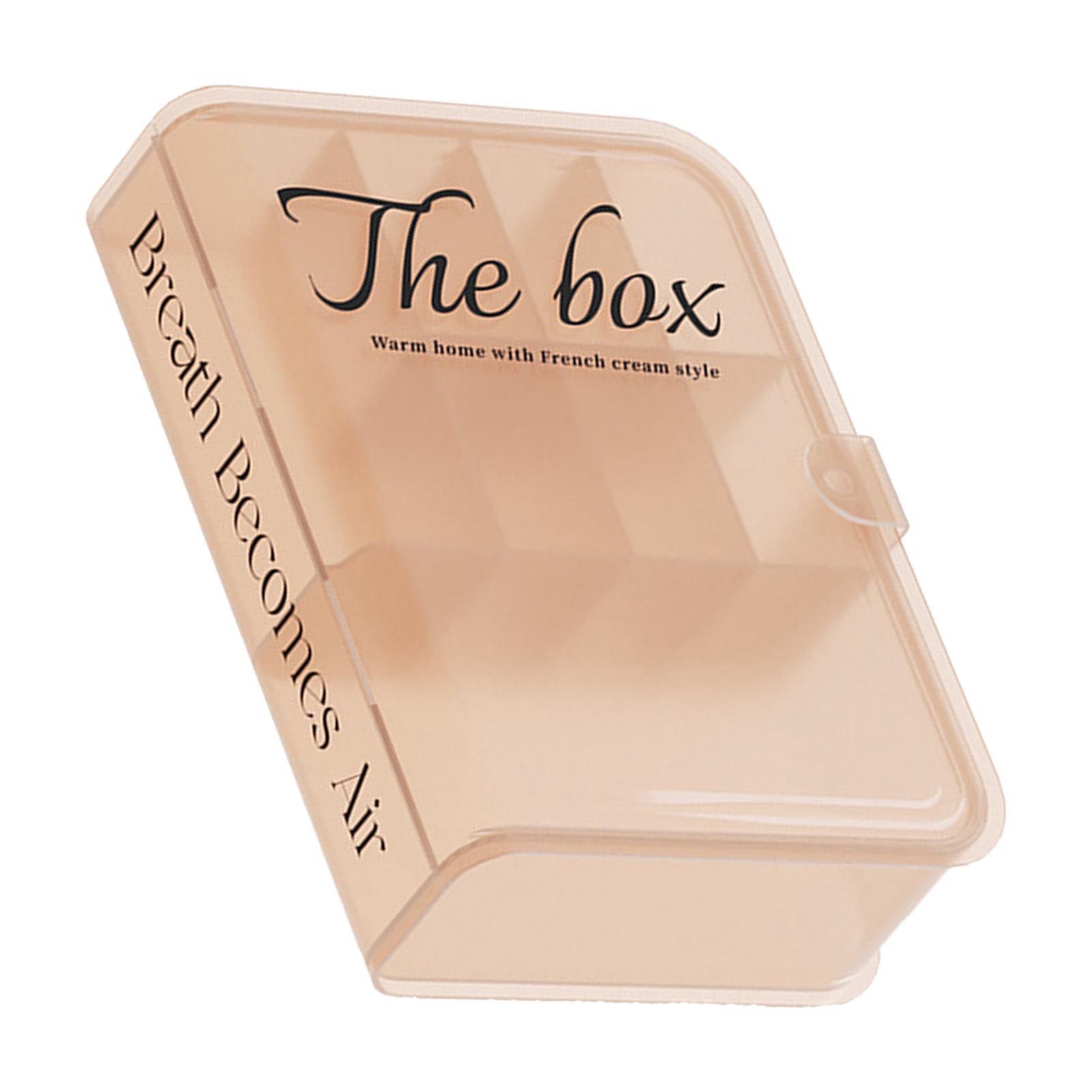 Desktop Organizer Box Data Cable Storage Case Plastic Book Design Home view 3