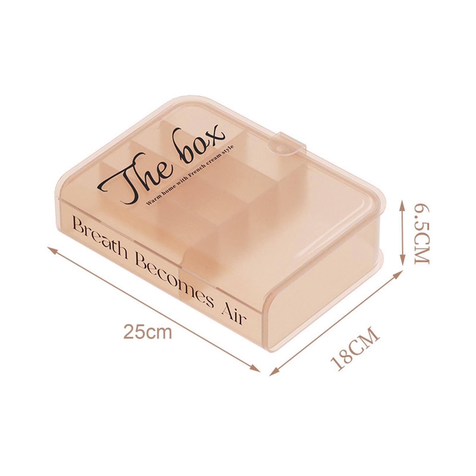 Desktop Organizer Box Data Cable Storage Case Plastic Book Design Home view 11