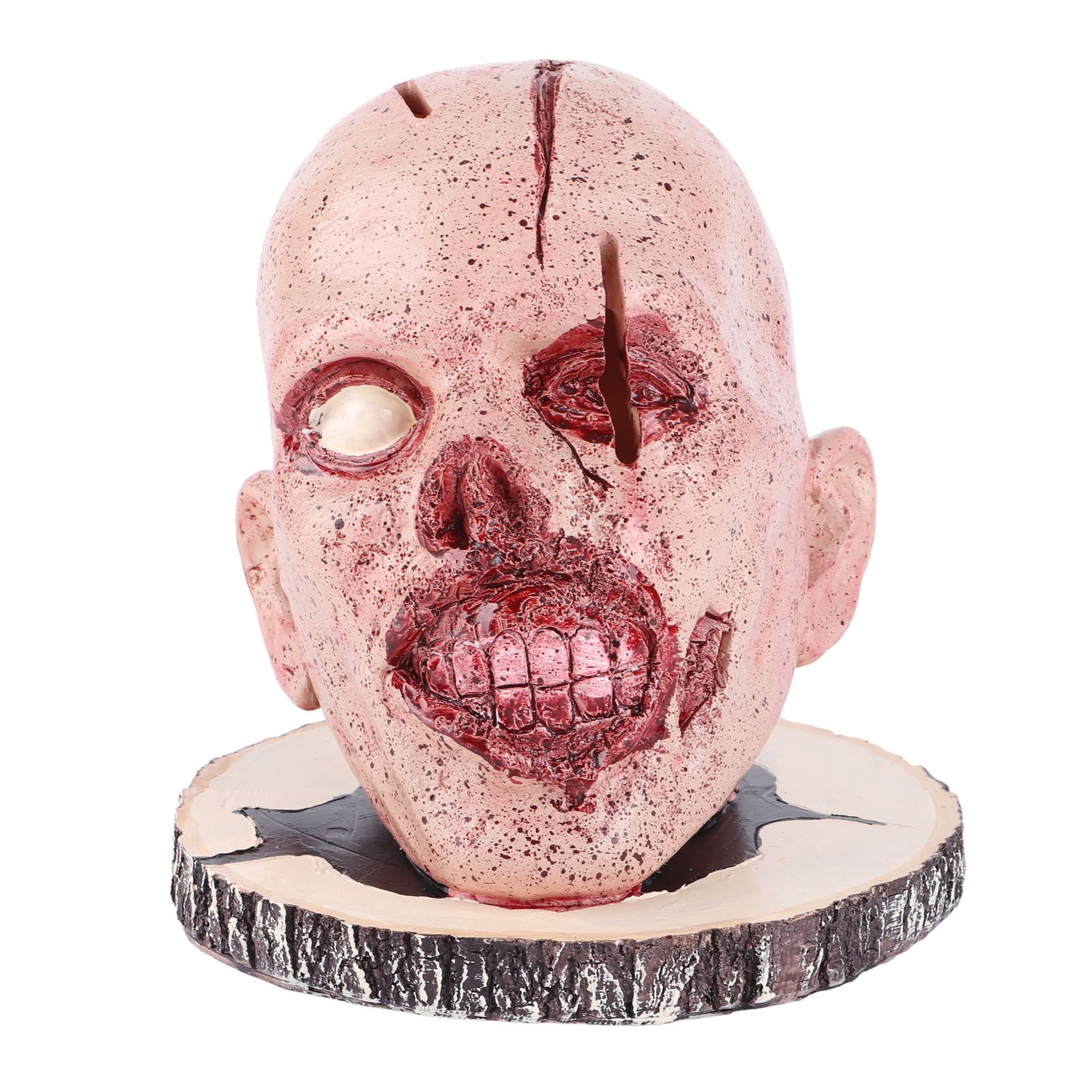 Knife Holder Head Horrr Skull Knife Storage Rack for Halloween Home Decor