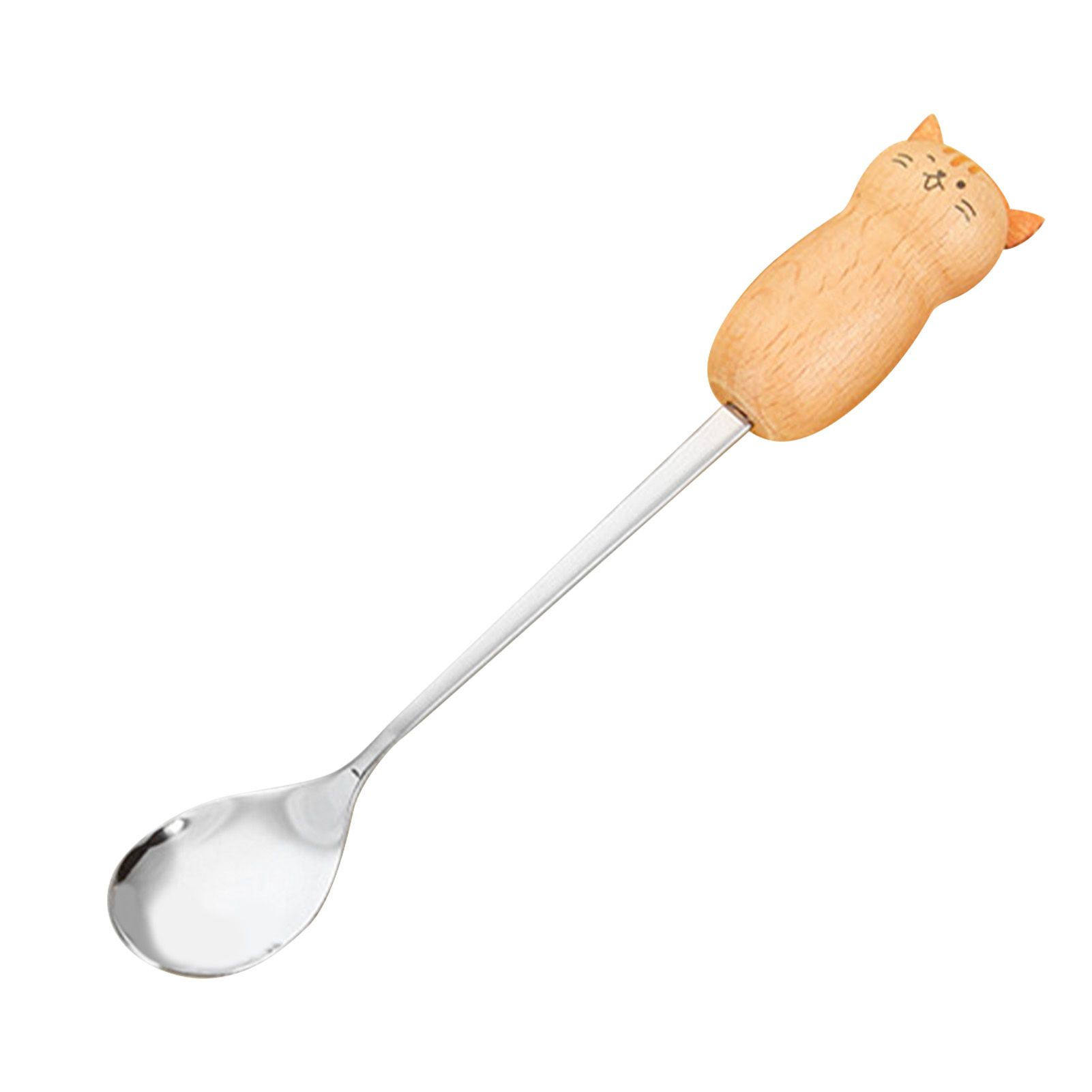 Stainless Steel Coffee Stirring Tool Creative Cartoon Cute Kids Ice Cream view 2
