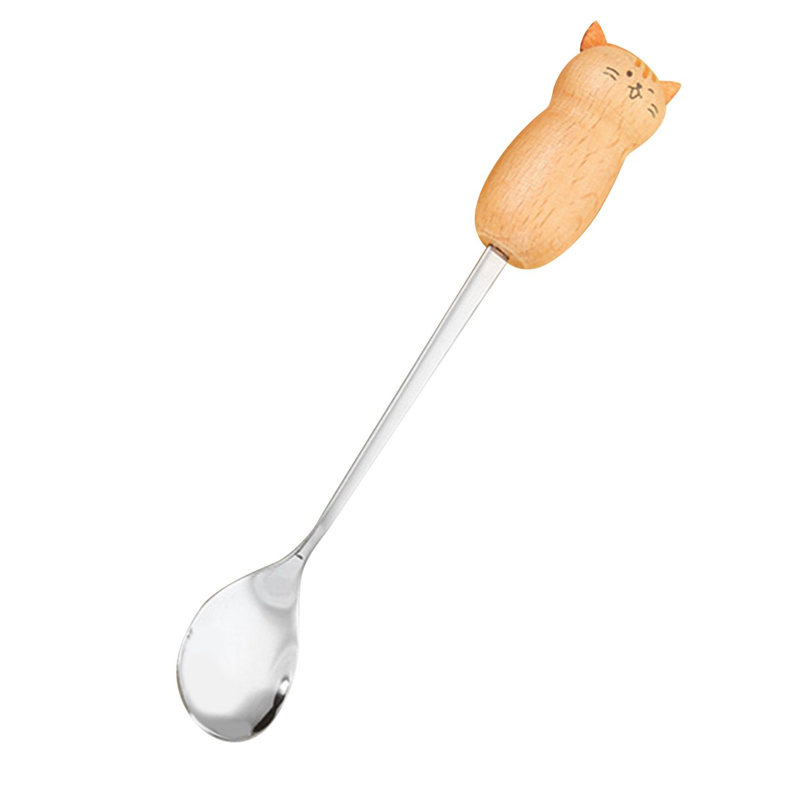 Stainless Steel Coffee Stirring Tool Creative Cartoon Cute Kids Ice Cream view 3