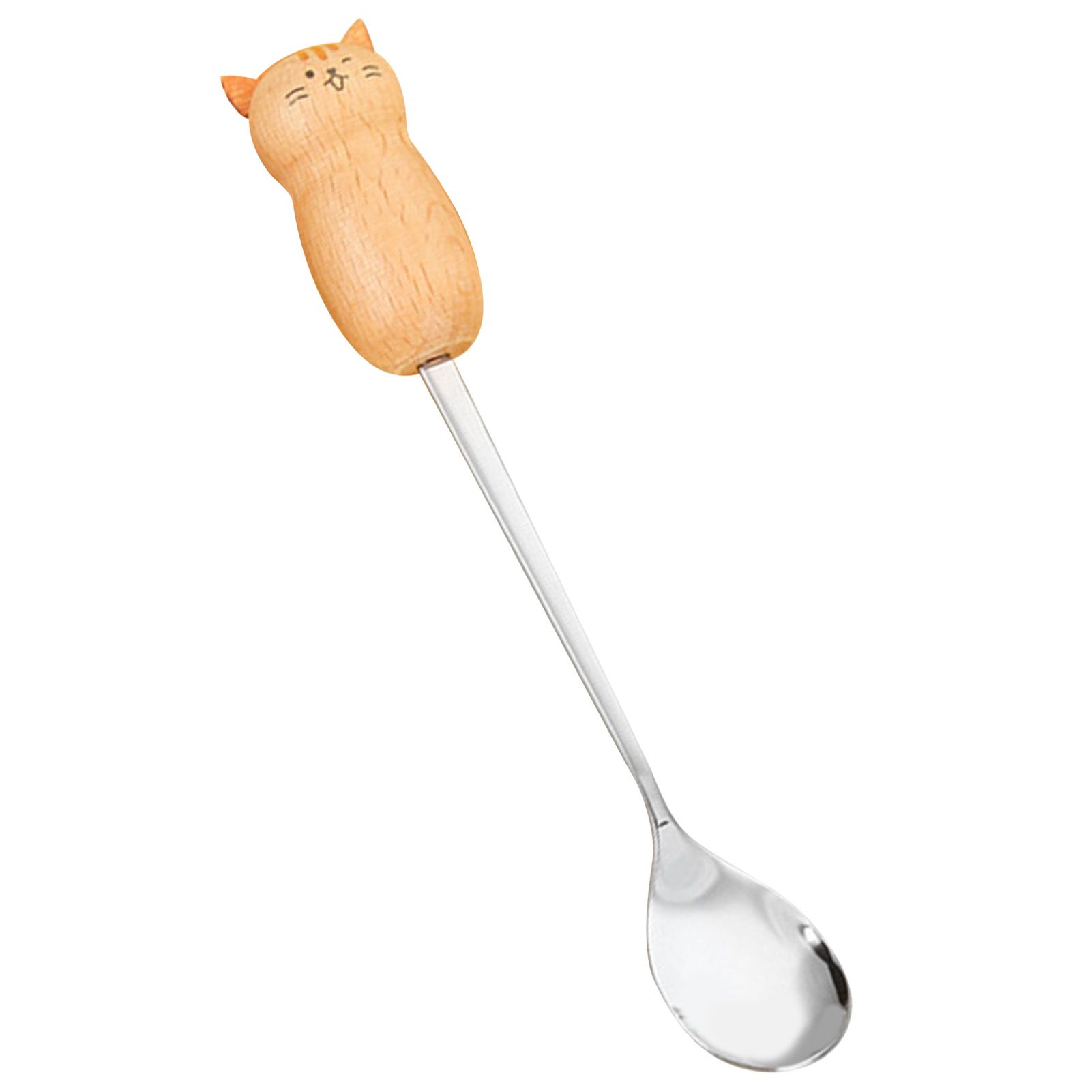 Stainless Steel Coffee Stirring Tool Creative Cartoon Cute Kids Ice Cream view 4