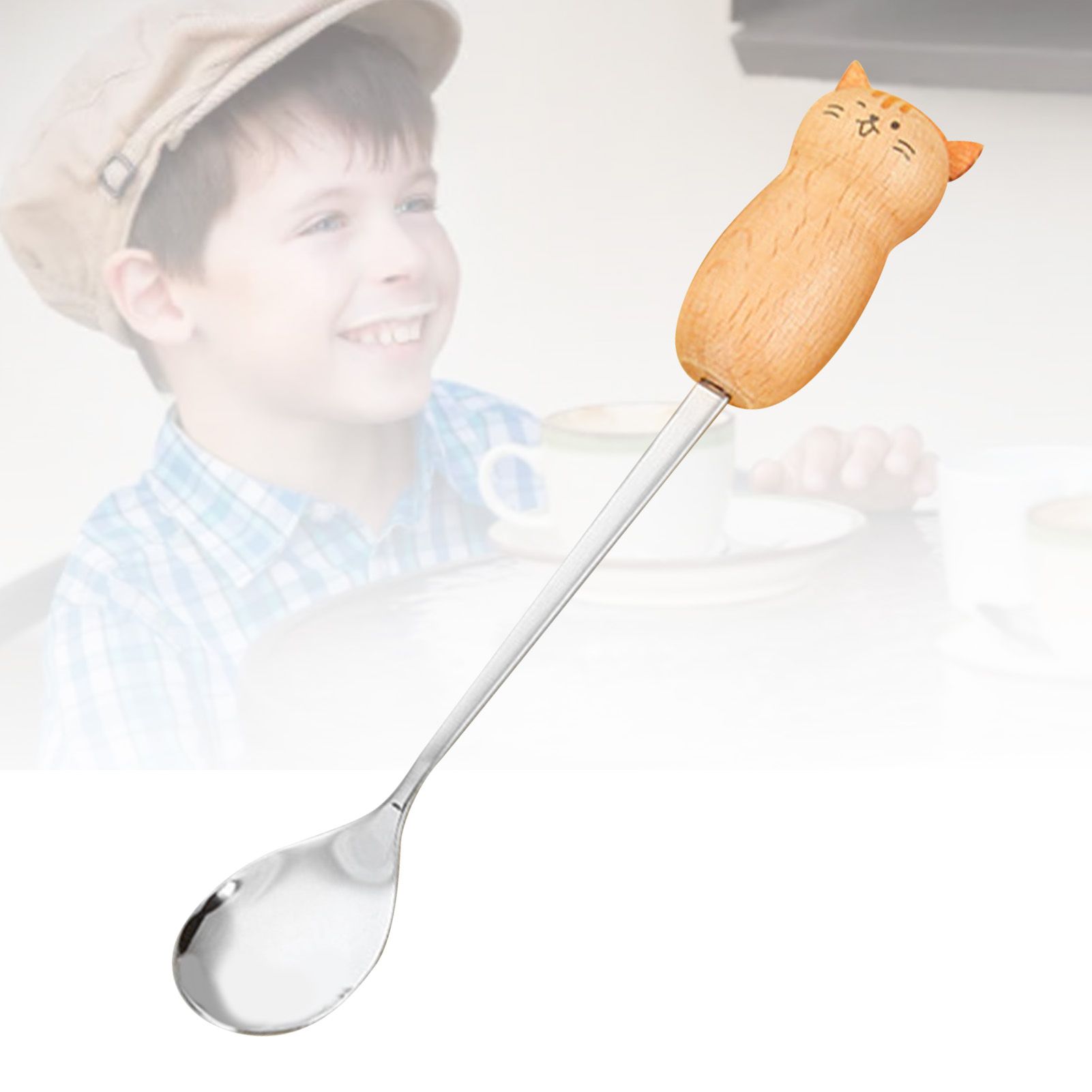 Stainless Steel Coffee Stirring Tool Creative Cartoon Cute Kids Ice Cream view 11