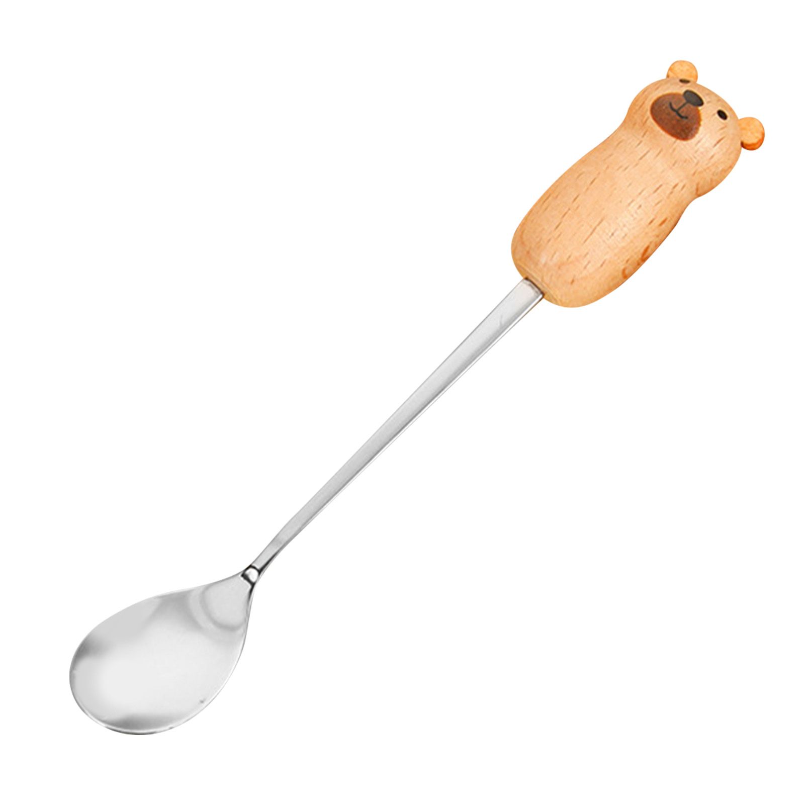 Stainless Steel Coffee Stirring Tool Creative Cartoon Cute Kids Ice Cream view 2