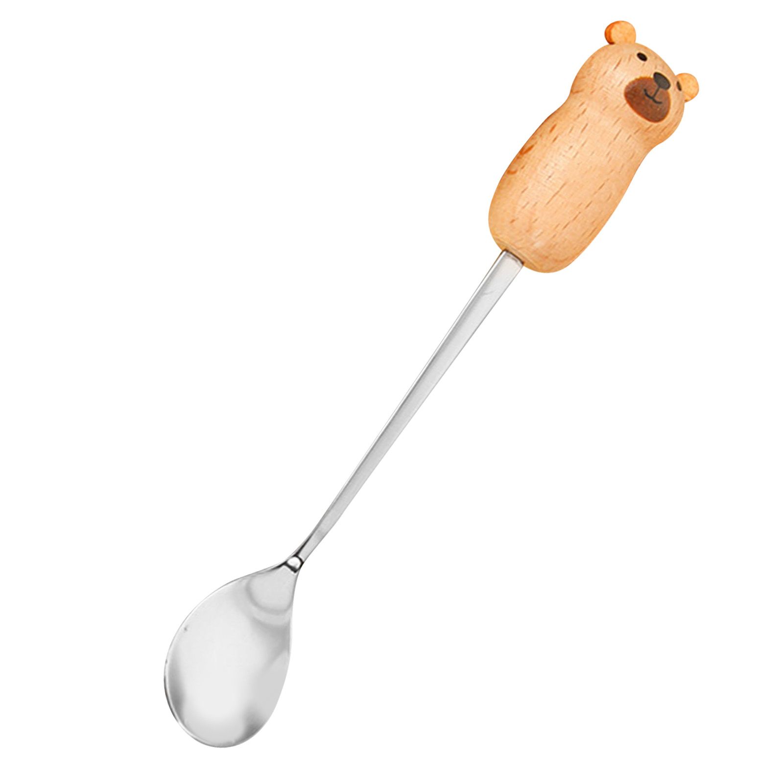 Stainless Steel Coffee Stirring Tool Creative Cartoon Cute Kids Ice Cream view 3