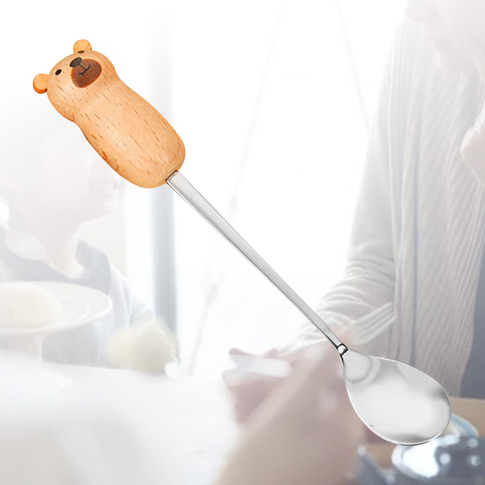 Stainless Steel Coffee Stirring Tool Creative Cartoon Cute Kids Ice Cream view 10