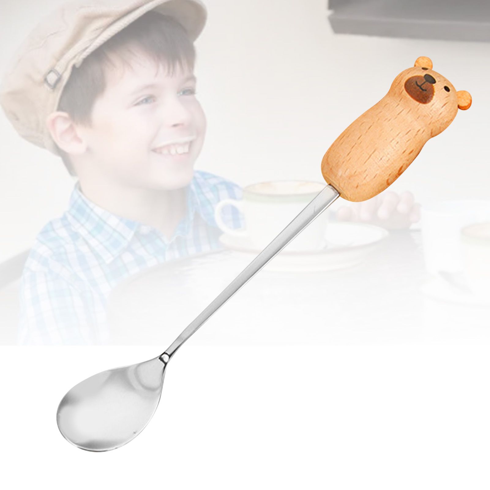 Stainless Steel Coffee Stirring Tool Creative Cartoon Cute Kids Ice Cream view 11