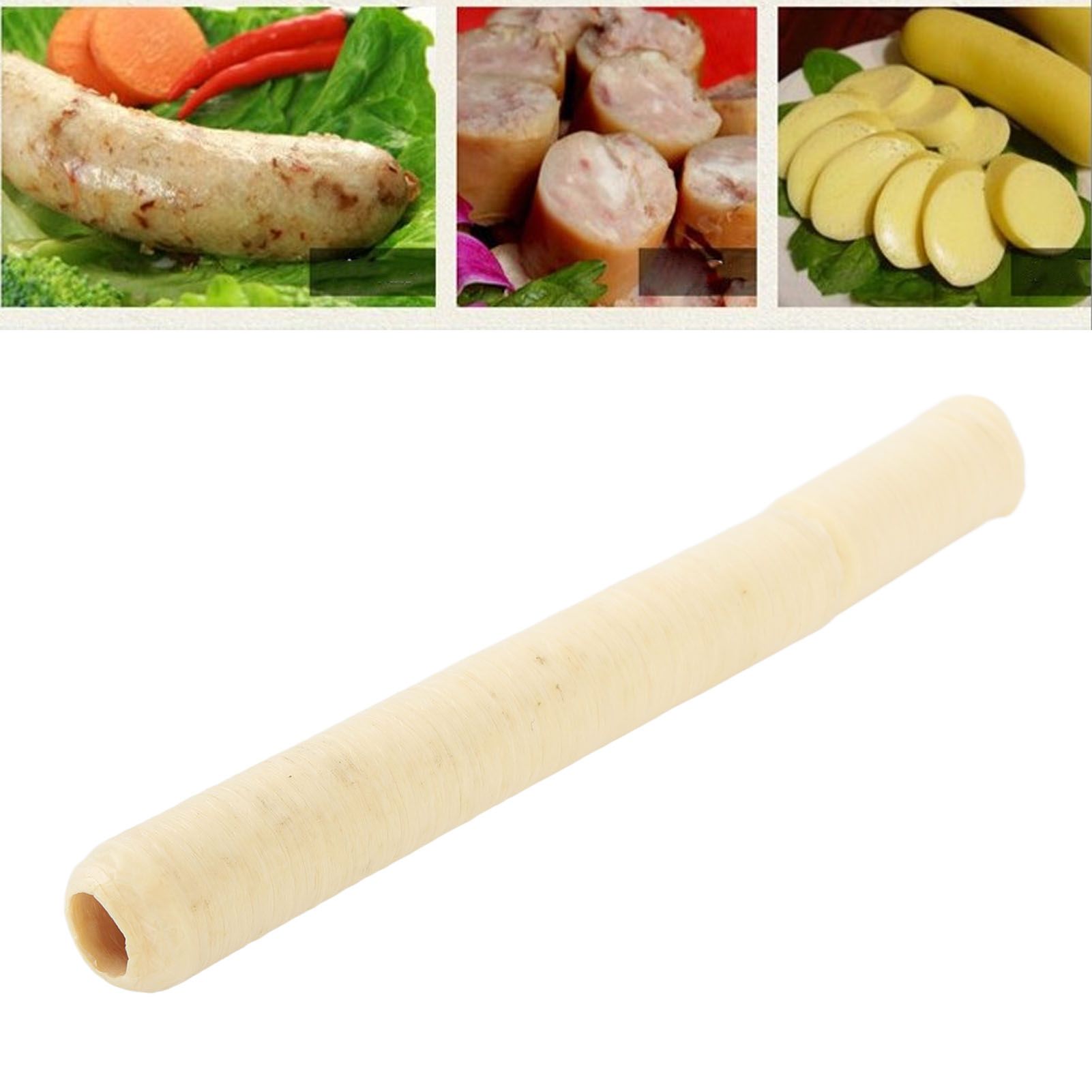 20mm Salted Collagen Casings Edible Collagen Sausage Casings Homemade Ham view 11