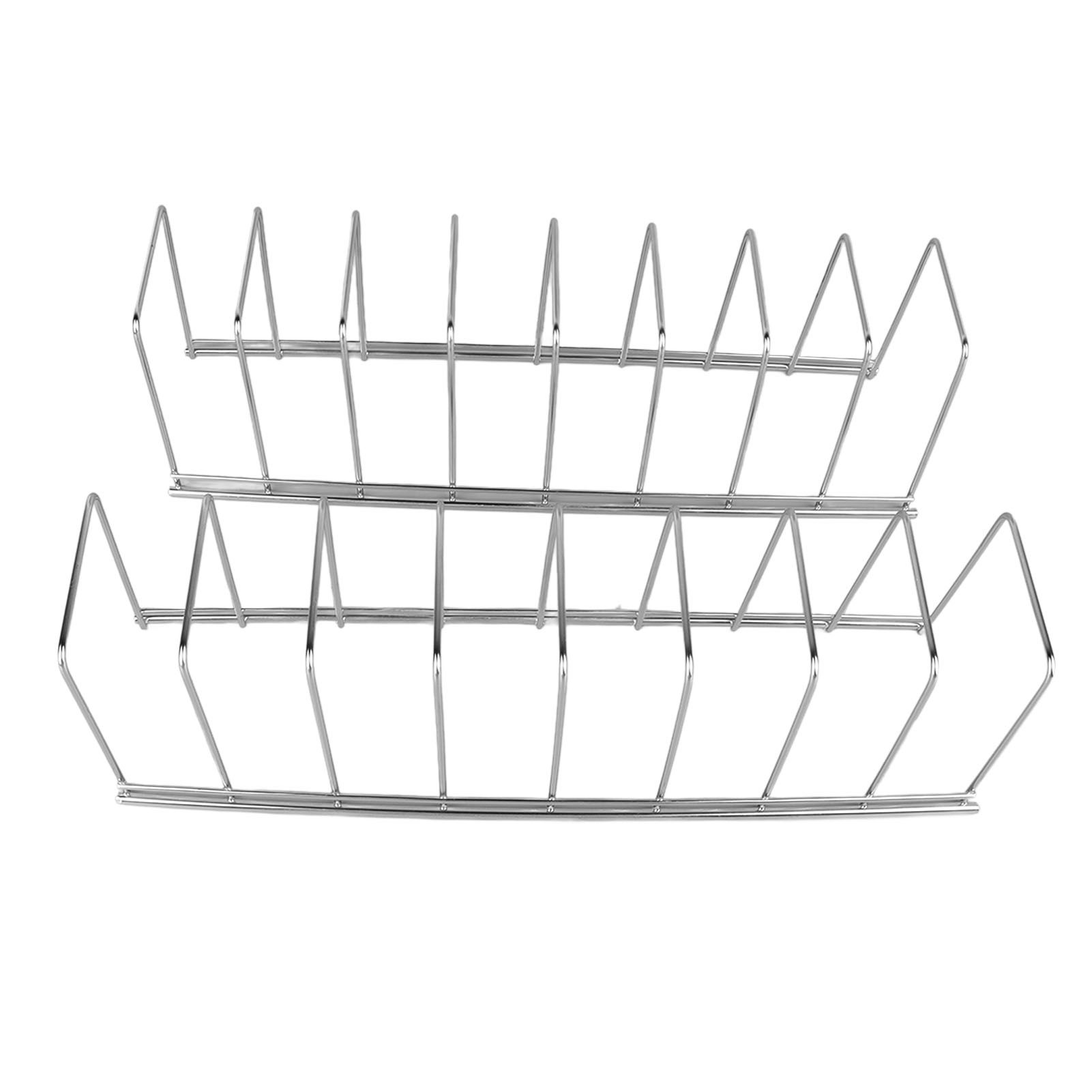 2Pcs Pot Lid Organizer Kitchen Stainless Steel Drainer Commodity Shelf view 2