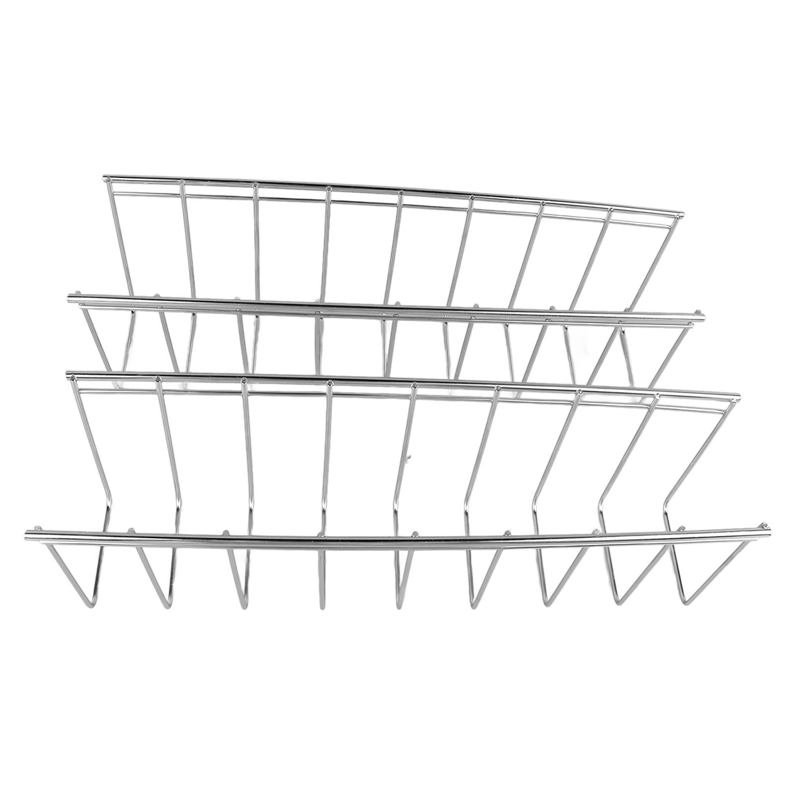 2Pcs Pot Lid Organizer Kitchen Stainless Steel Drainer Commodity Shelf view 6
