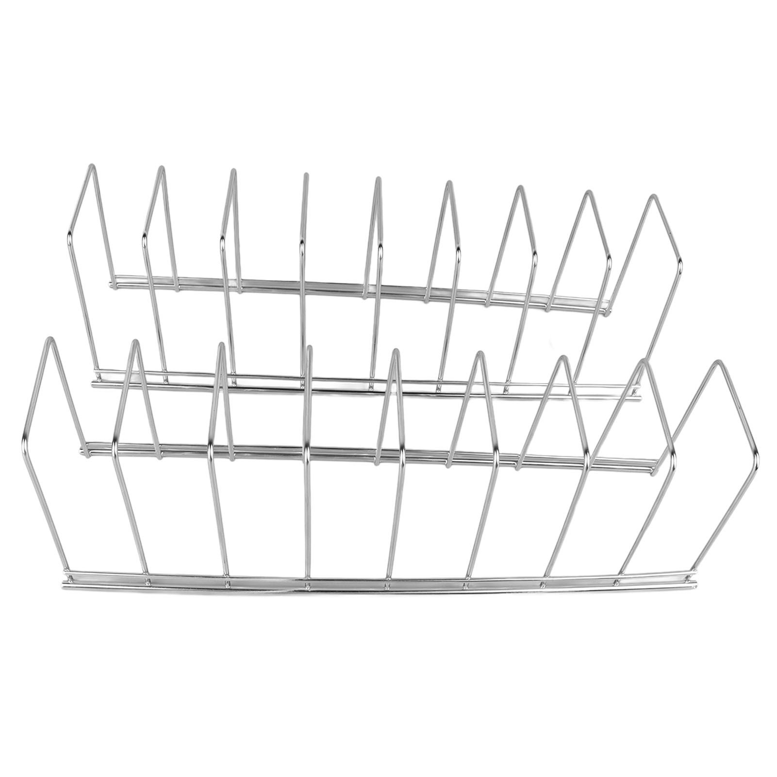 2Pcs Pot Lid Organizer Kitchen Stainless Steel Drainer Commodity Shelf view 10