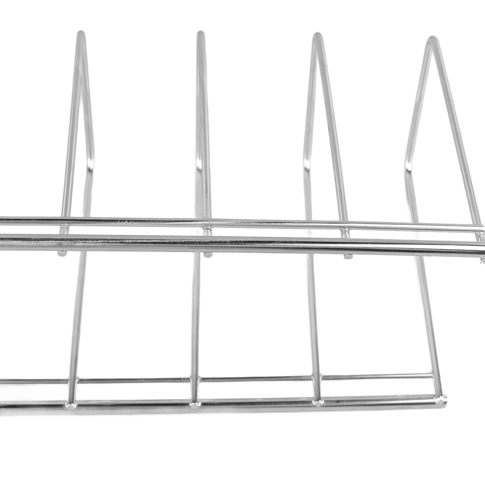 2Pcs Pot Lid Organizer Kitchen Stainless Steel Drainer Commodity Shelf view 14