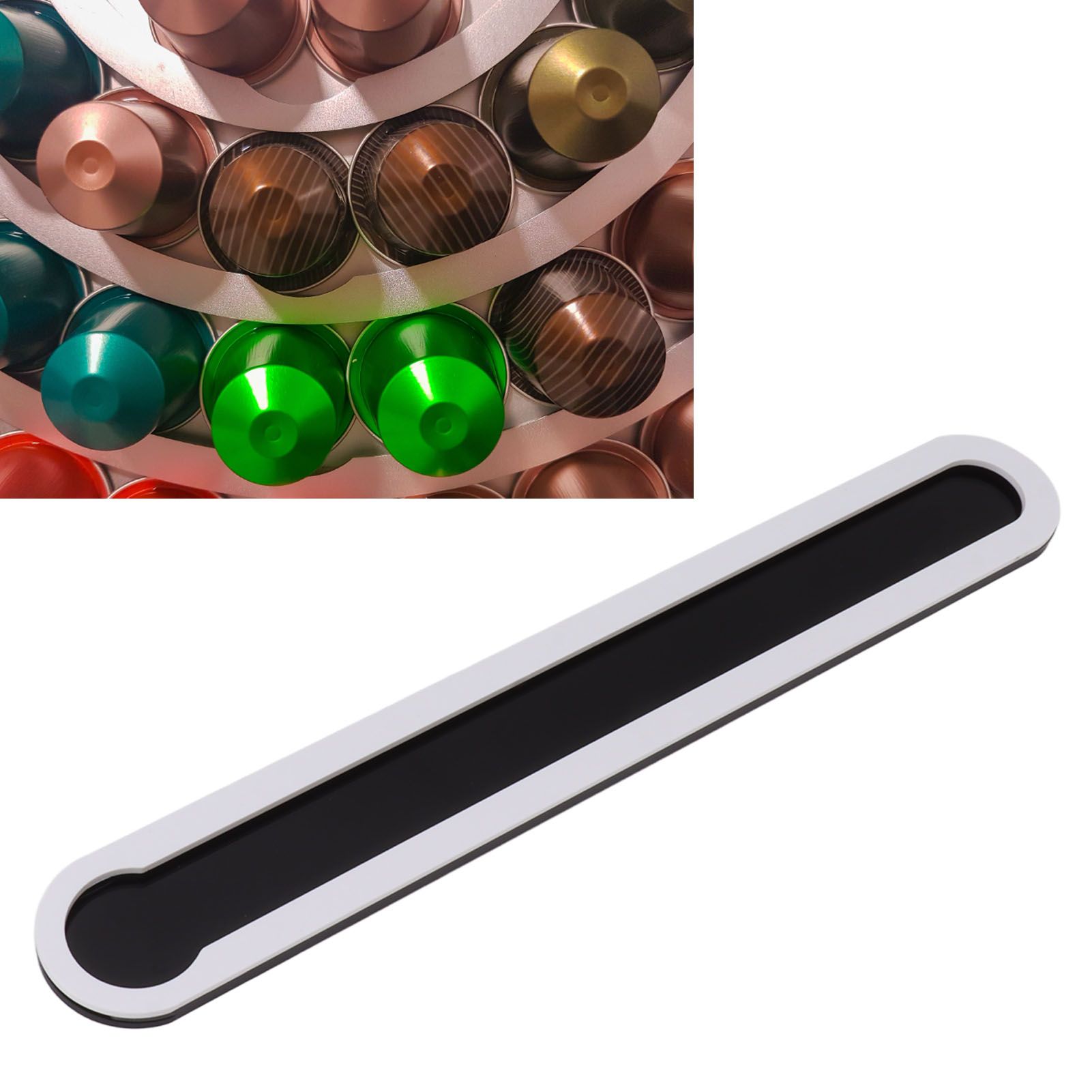 Acrylic Capsule Holder Compatible Vertically Horizontally Mounted On Walls view 11