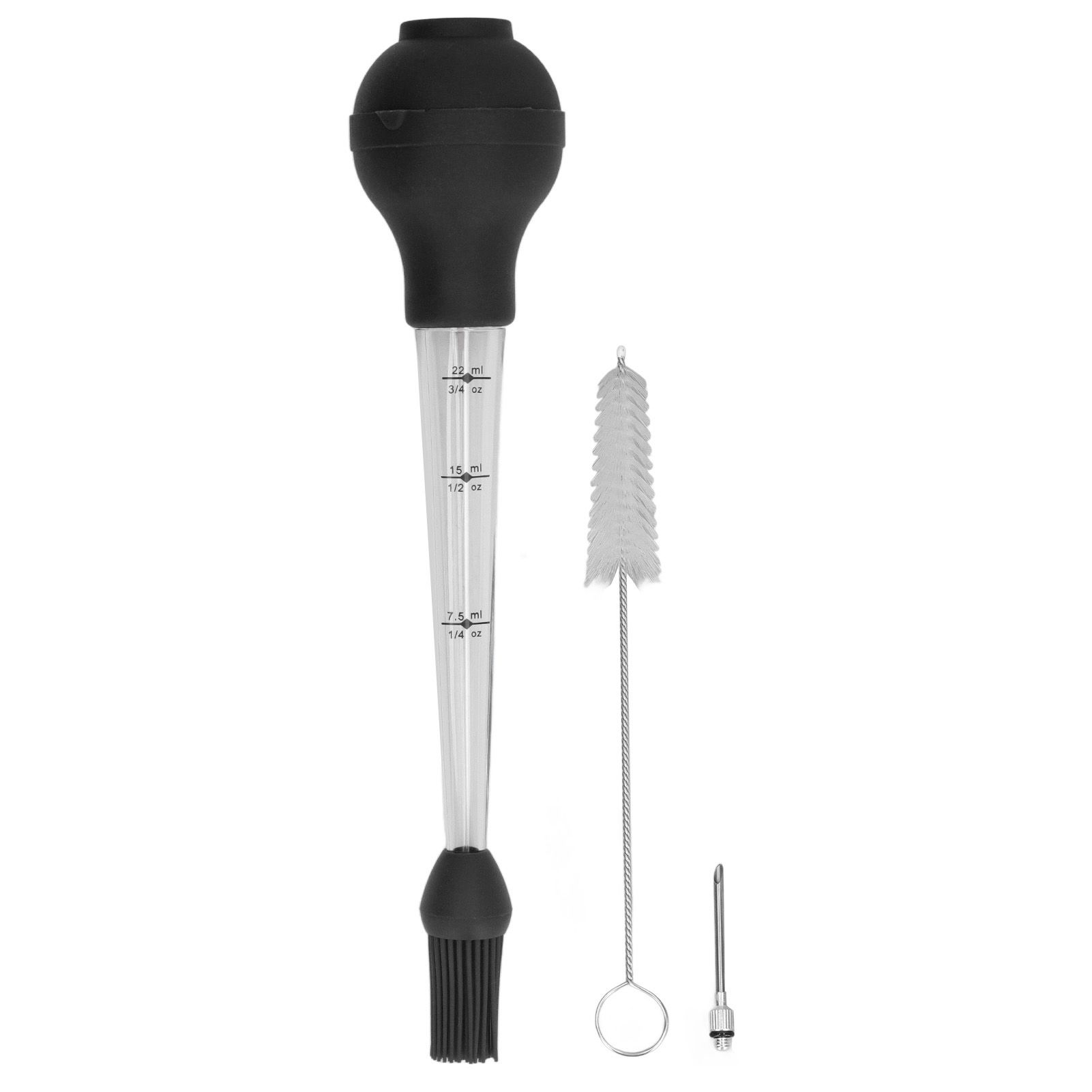 Turkey Baster Needle with Sauce Brush Barbecue Oil Drip Seasoning Tube Tools