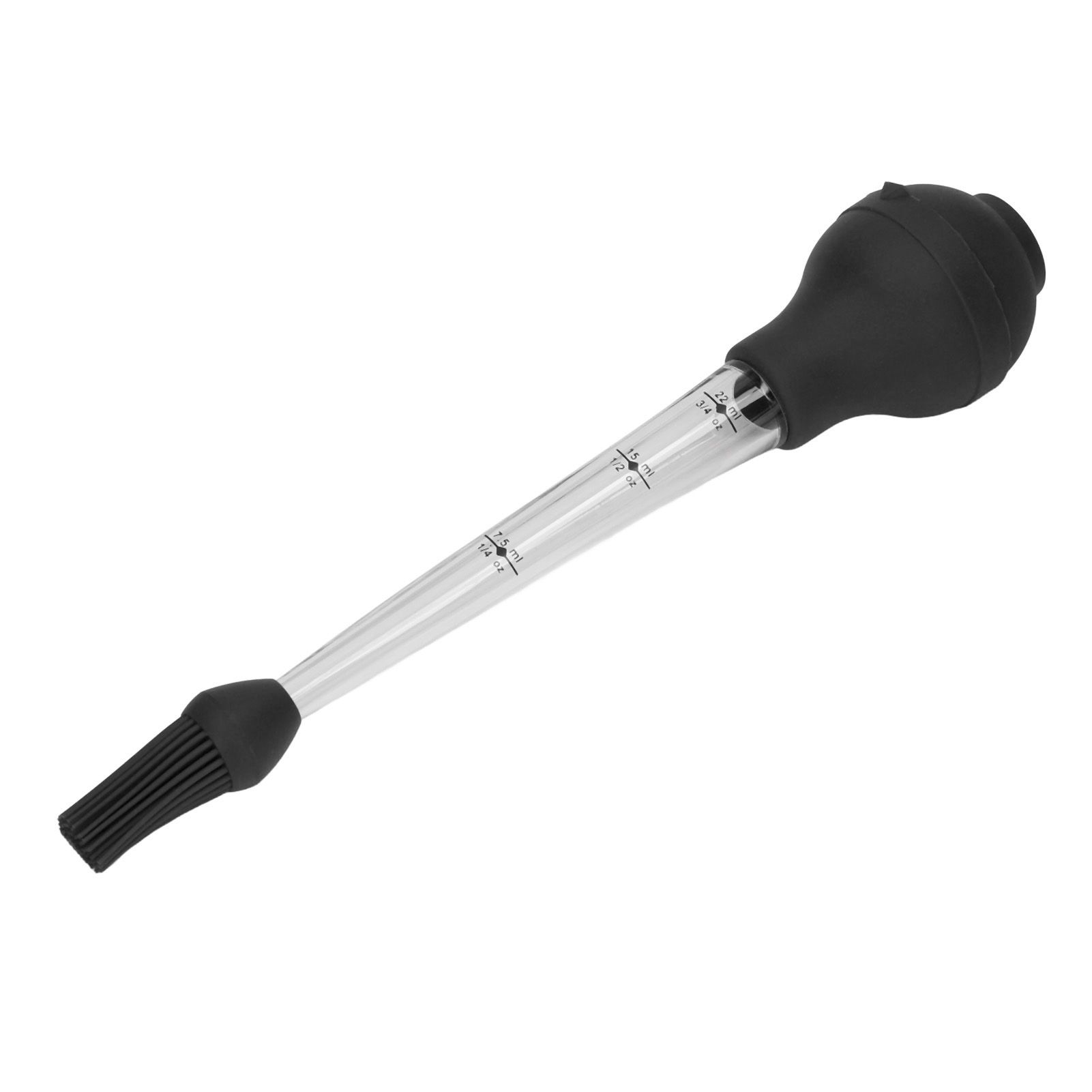 Turkey Baster Needle with Sauce Brush Barbecue Oil Drip Seasoning Tube Tools view 3