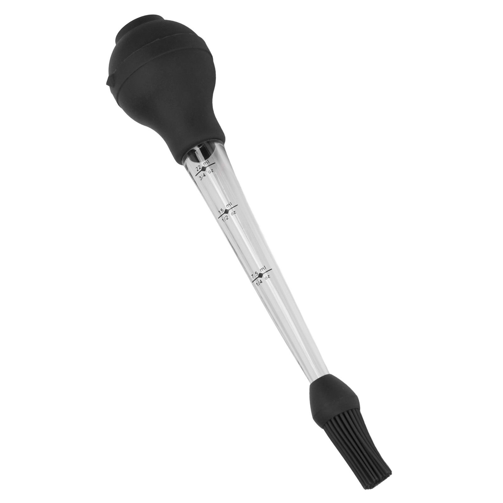 Turkey Baster Needle with Sauce Brush Barbecue Oil Drip Seasoning Tube Tools view 8