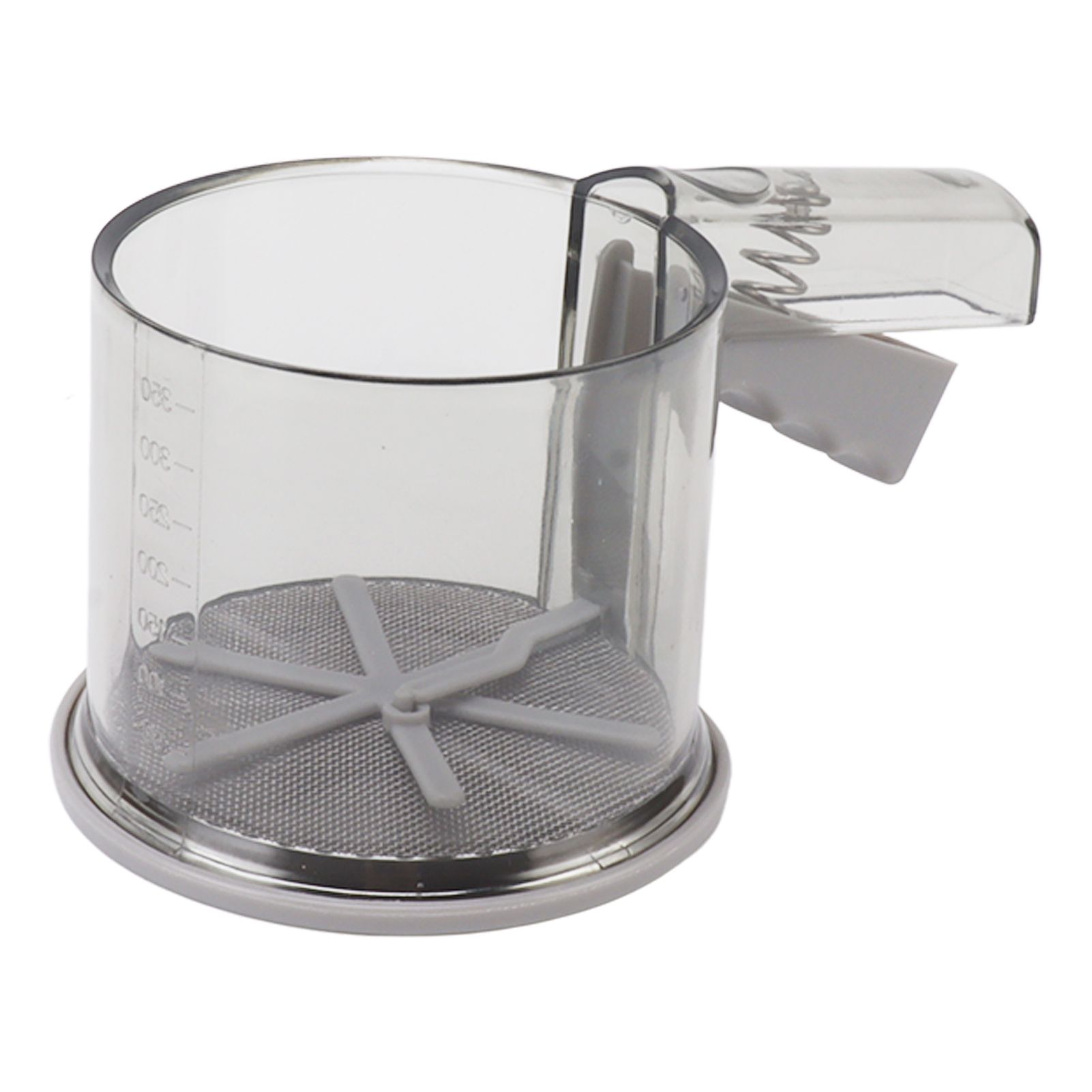 Flour Sifter Sieve PP Transparent Adjustable Fine Mesh One Hand Operation view 10
