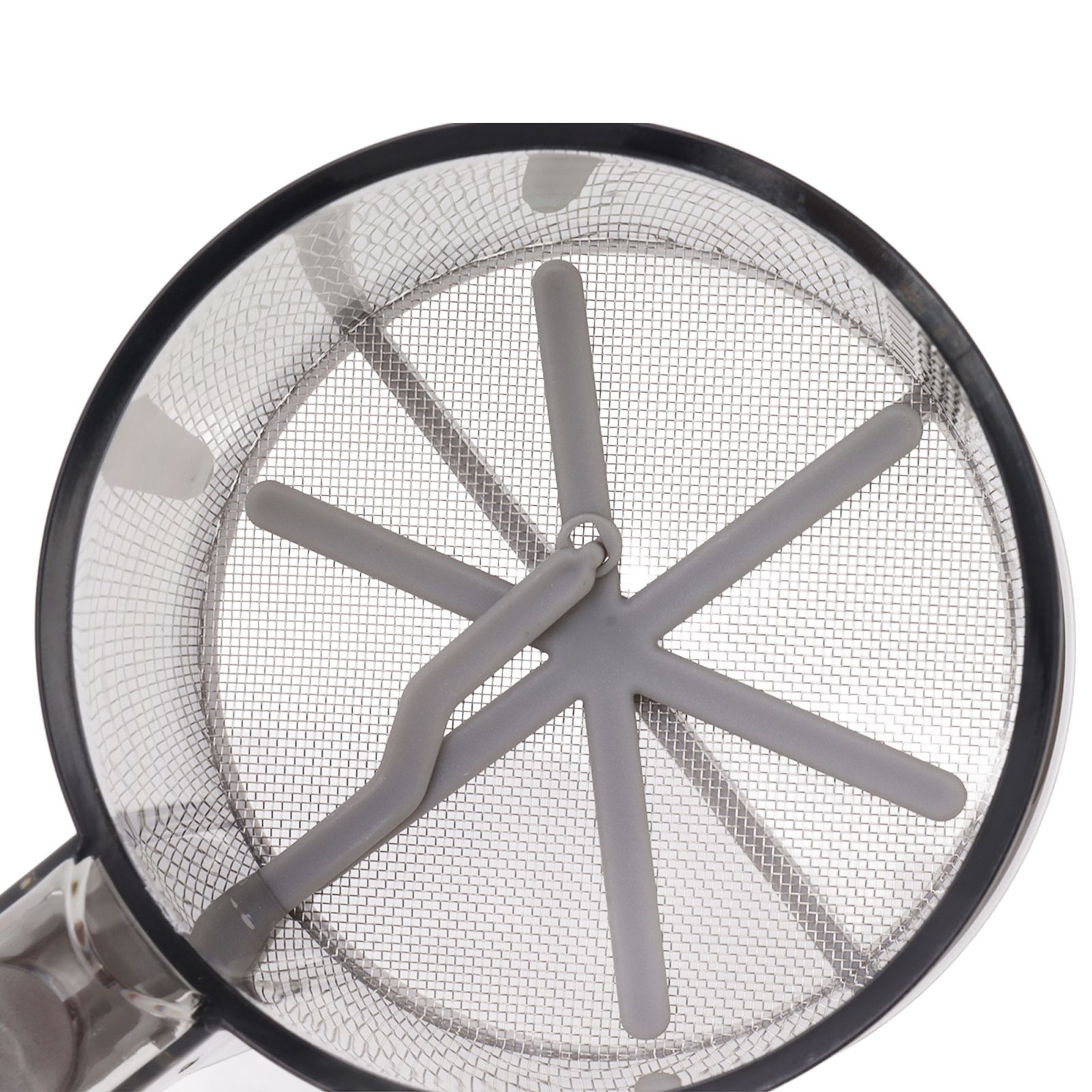 Flour Sifter Sieve PP Transparent Adjustable Fine Mesh One Hand Operation view 13