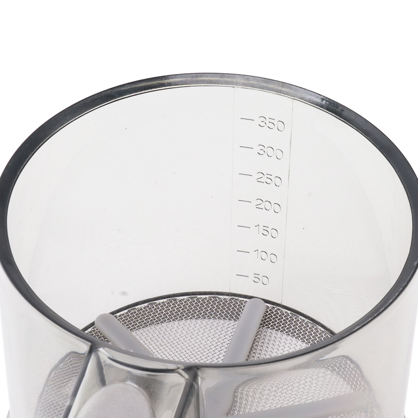 Flour Sifter Sieve PP Transparent Adjustable Fine Mesh One Hand Operation view 15