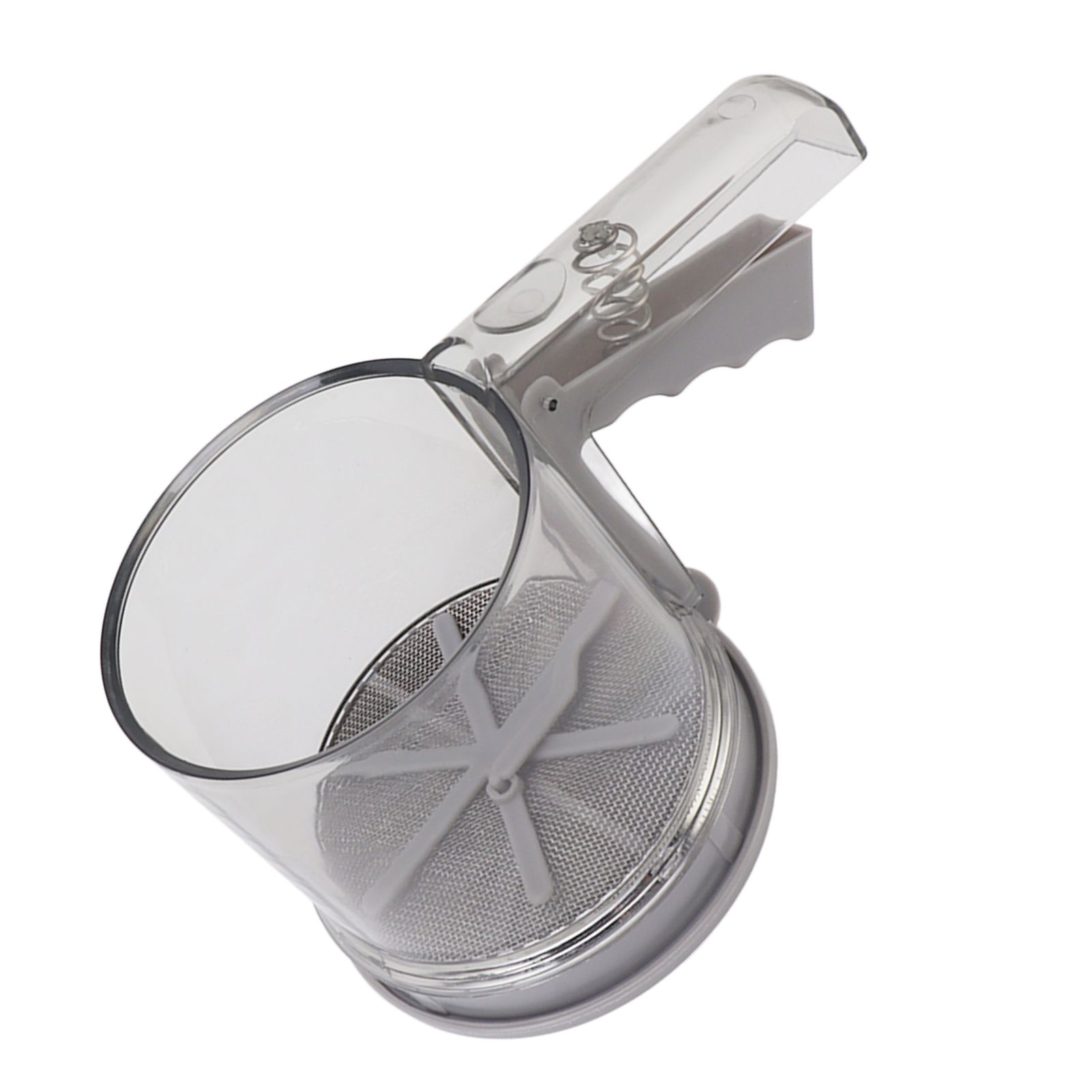 Flour Sifter Sieve PP Transparent Adjustable Fine Mesh One Hand Operation view 9