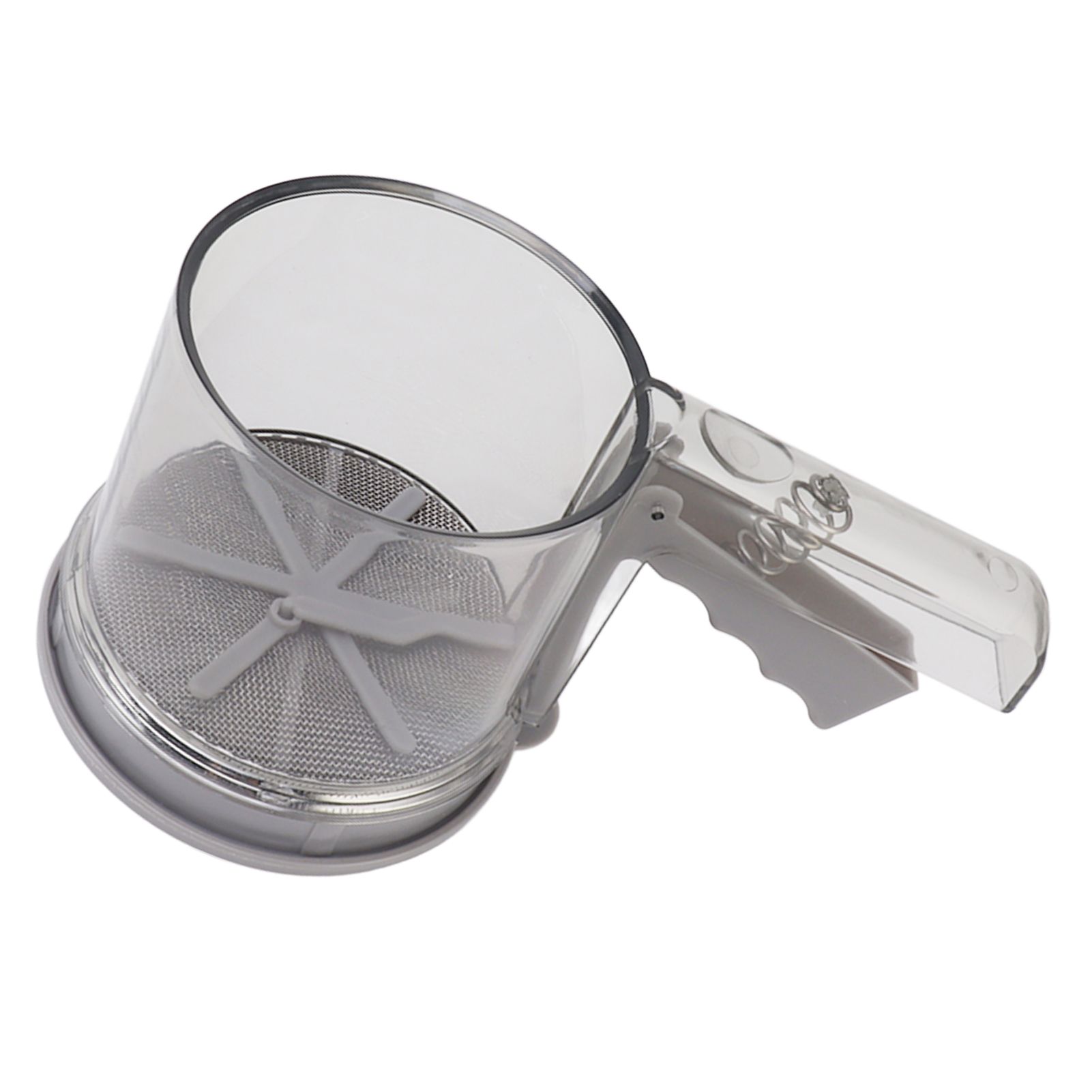 Flour Sifter Sieve PP Transparent Adjustable Fine Mesh One Hand Operation view 10