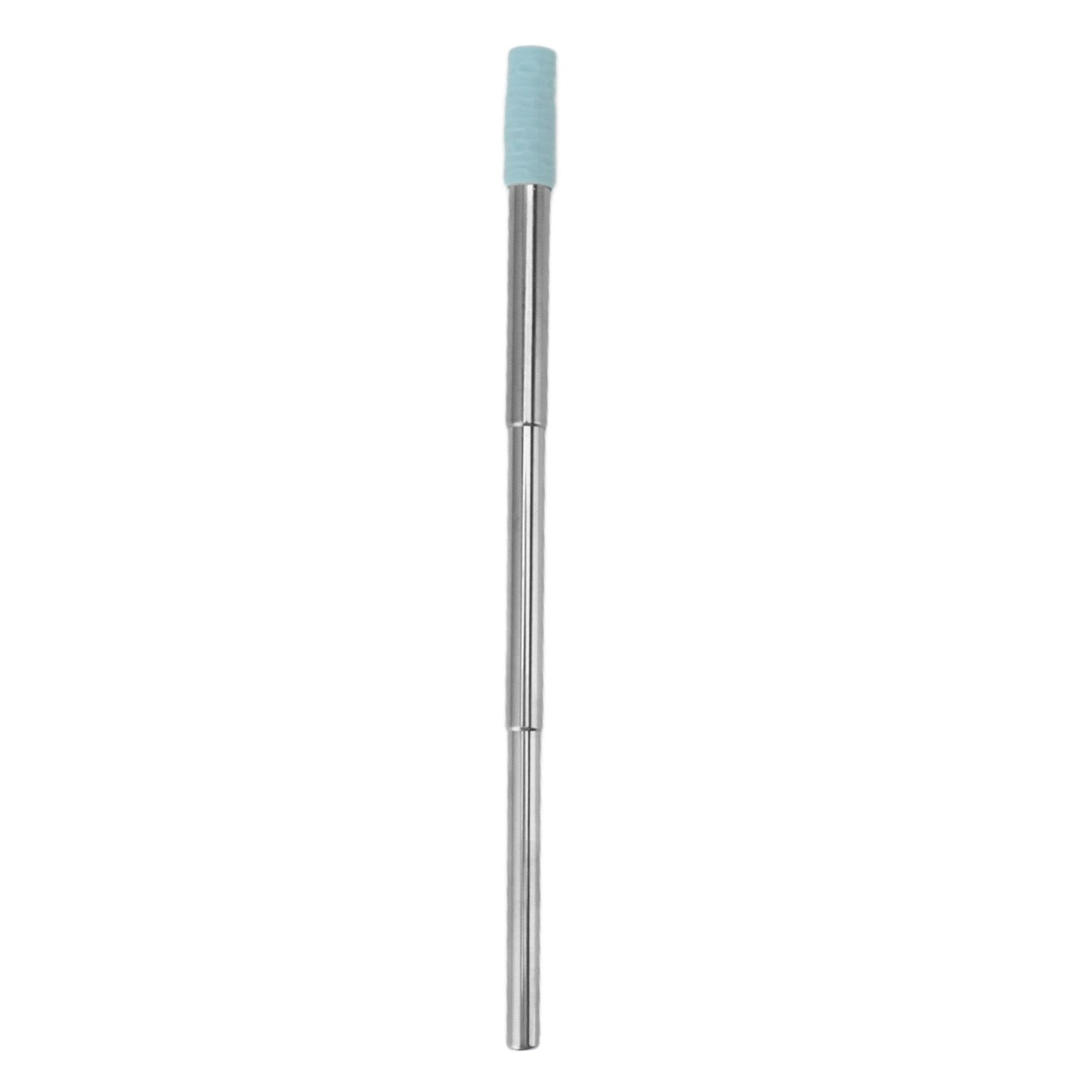 Collapsible Stainless Steel Drinking Straw Reusable Metal Straw with Cleaning view 3