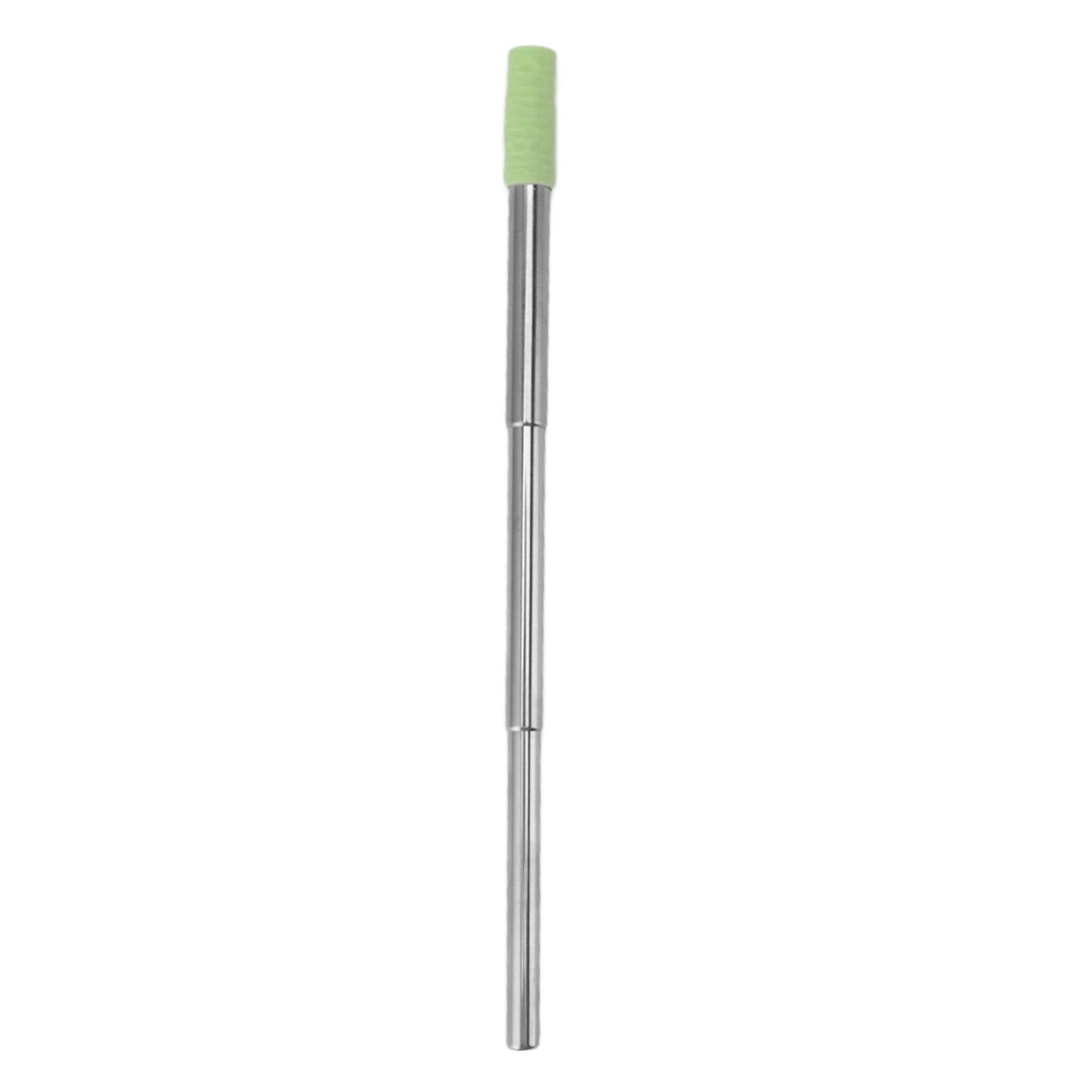 Collapsible Stainless Steel Drinking Straw Reusable Metal Straw with Cleaning view 3