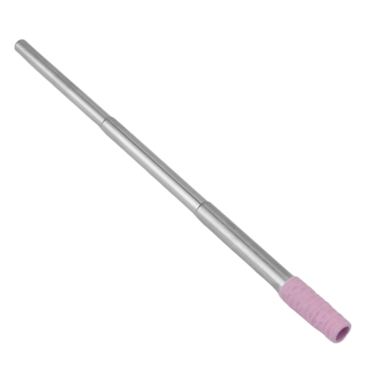 Collapsible Stainless Steel Drinking Straw Reusable Metal Straw with Cleaning view 5