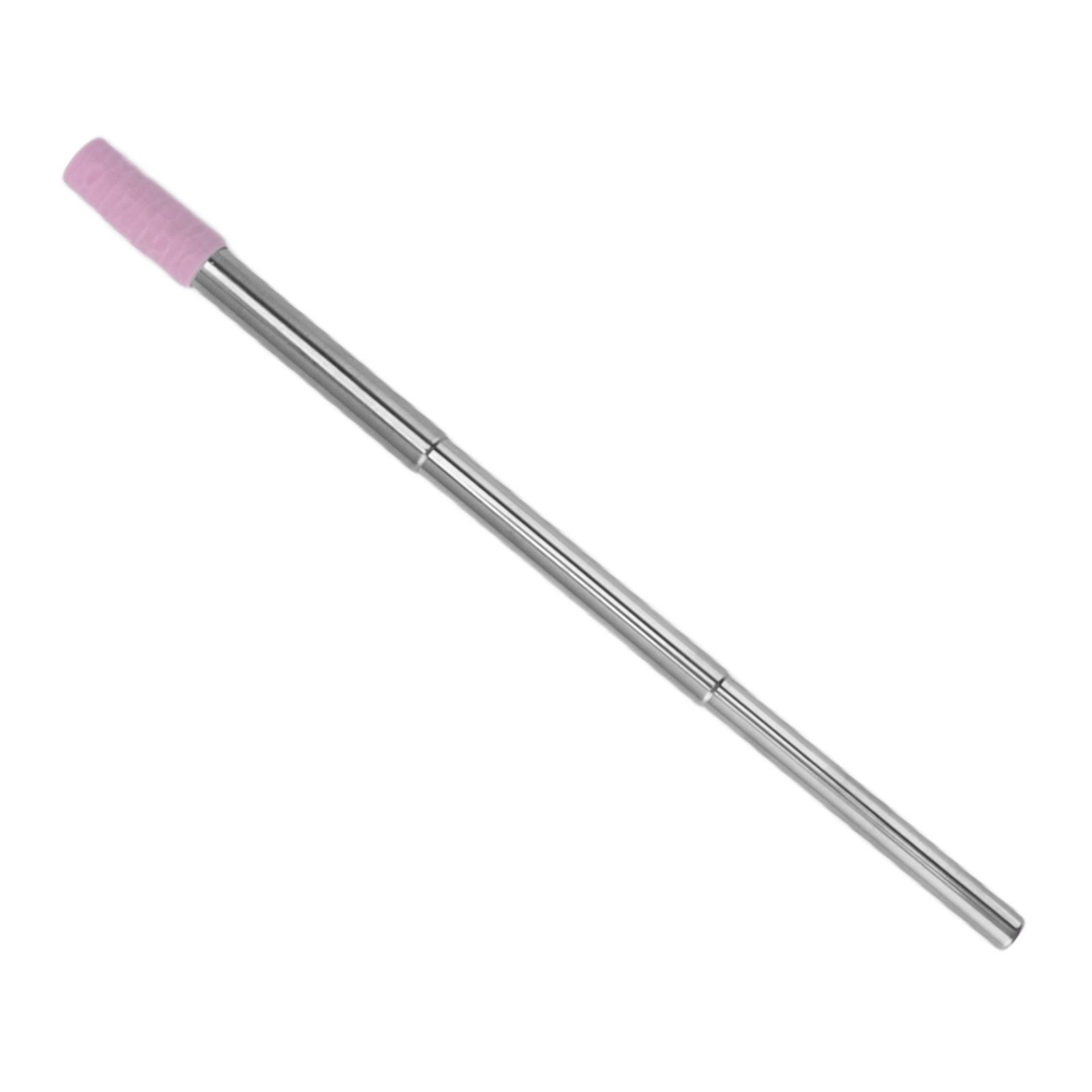 Collapsible Stainless Steel Drinking Straw Reusable Metal Straw with Cleaning view 6